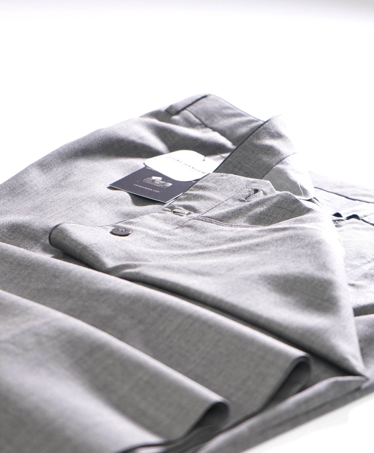 $1,450 STEFANO RICCI - Gray Wool/Cashmere Pants - 40W