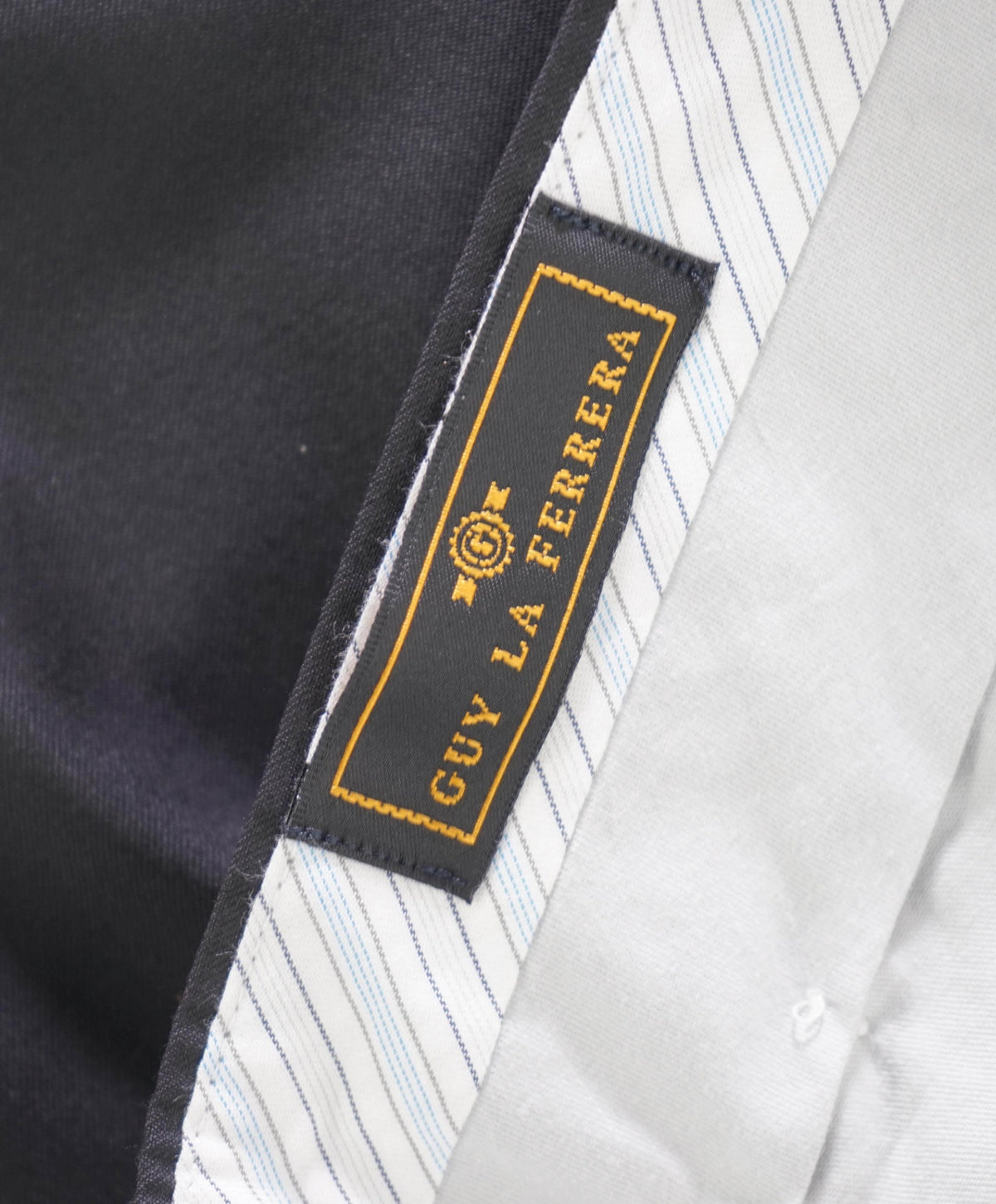 LORO PIANA for Guy Lafrera - Black Super 130's Wool Pants - 40W