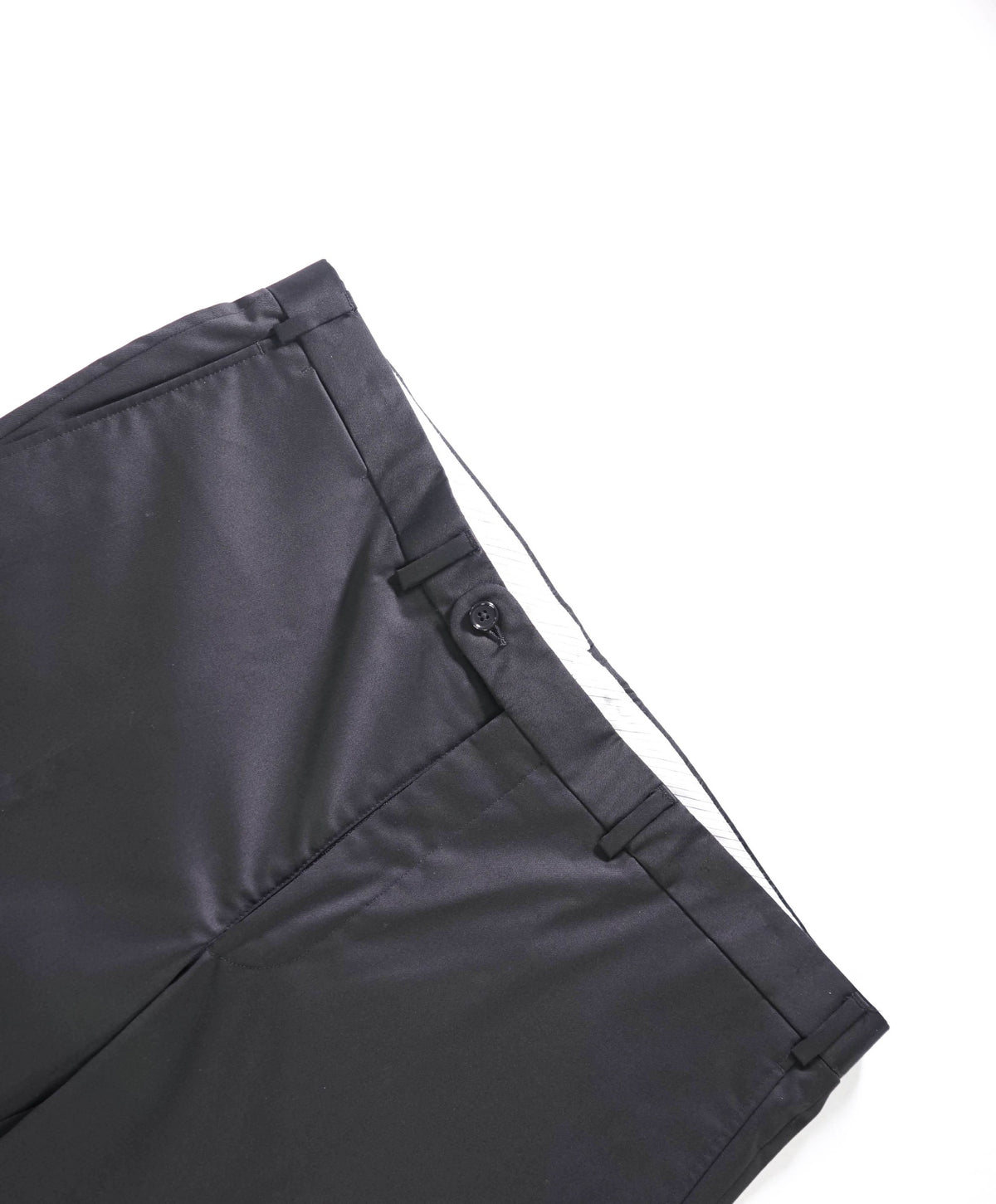 LORO PIANA for Guy Lafrera - Black Super 130's Wool Pants - 40W