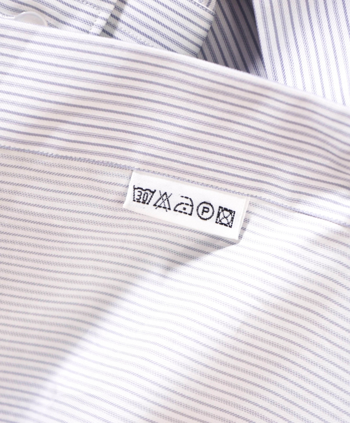 $795 BRIONI - Gray Stripe Shirt - 16.5 - 42
