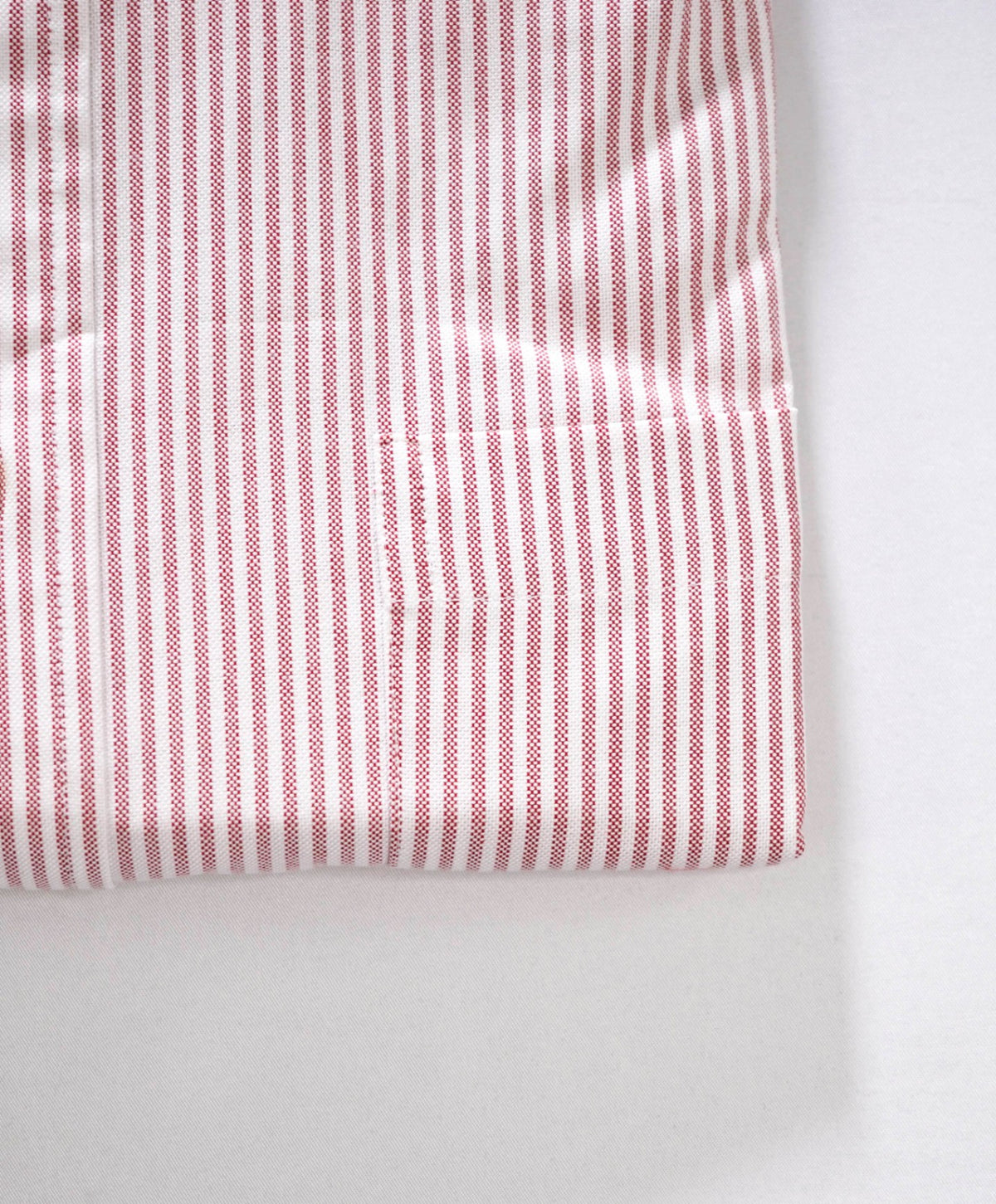 $198 BROOKS BROTHERS - Red Stripe MADE IN USA "MAKERS AND MERCHANTS" Shirt - 17 - 35