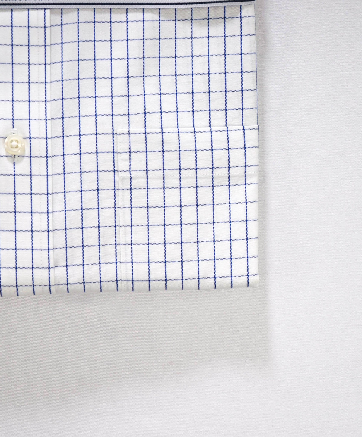 $128 BROOKS BROTHERS - Blue Check NON-IRON "Classic" Shirt - 14.5 - 32