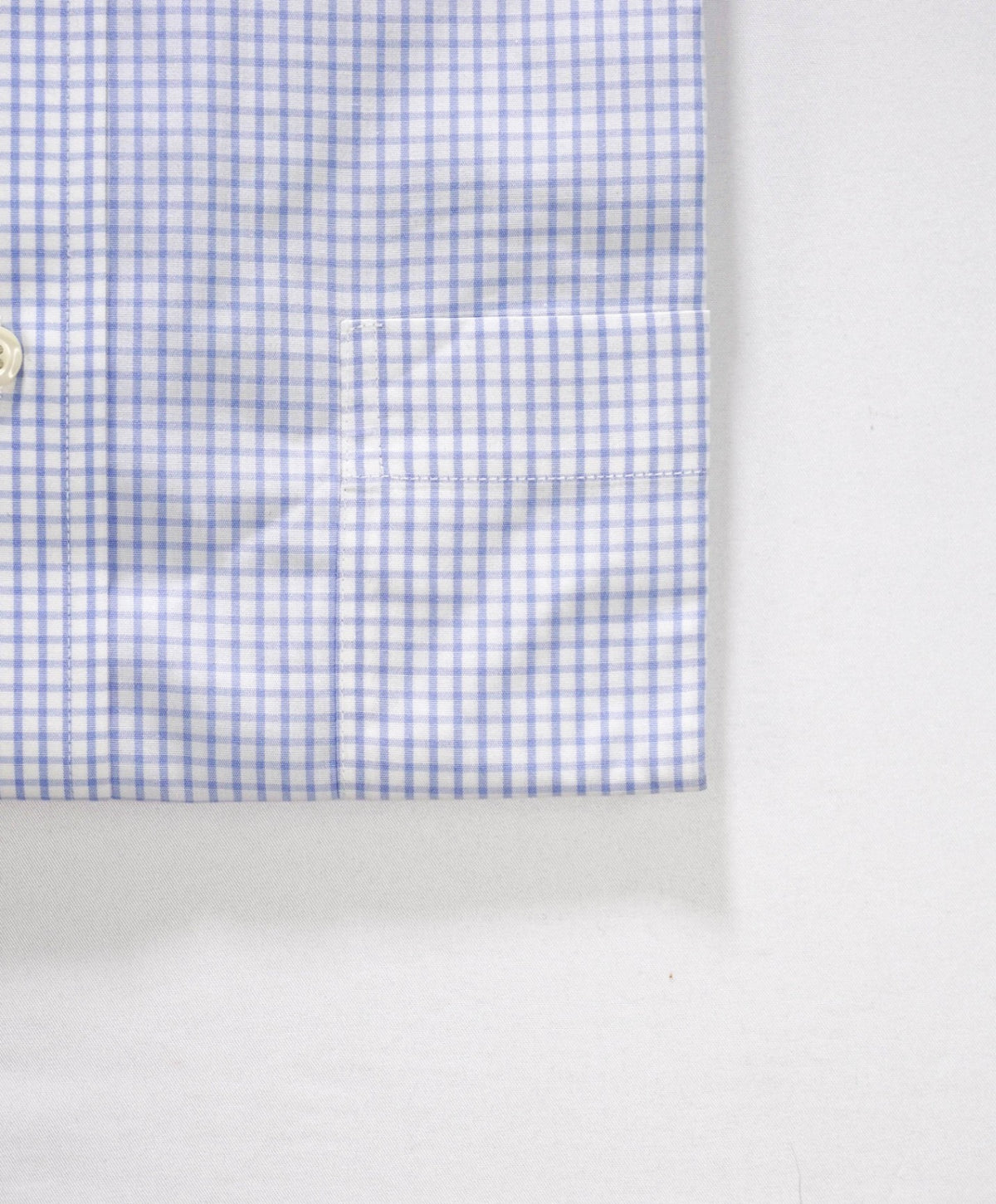 $128 BROOKS BROTHERS - Blue Gingham NON-IRON "Classic" Shirt - 14.5 - 32