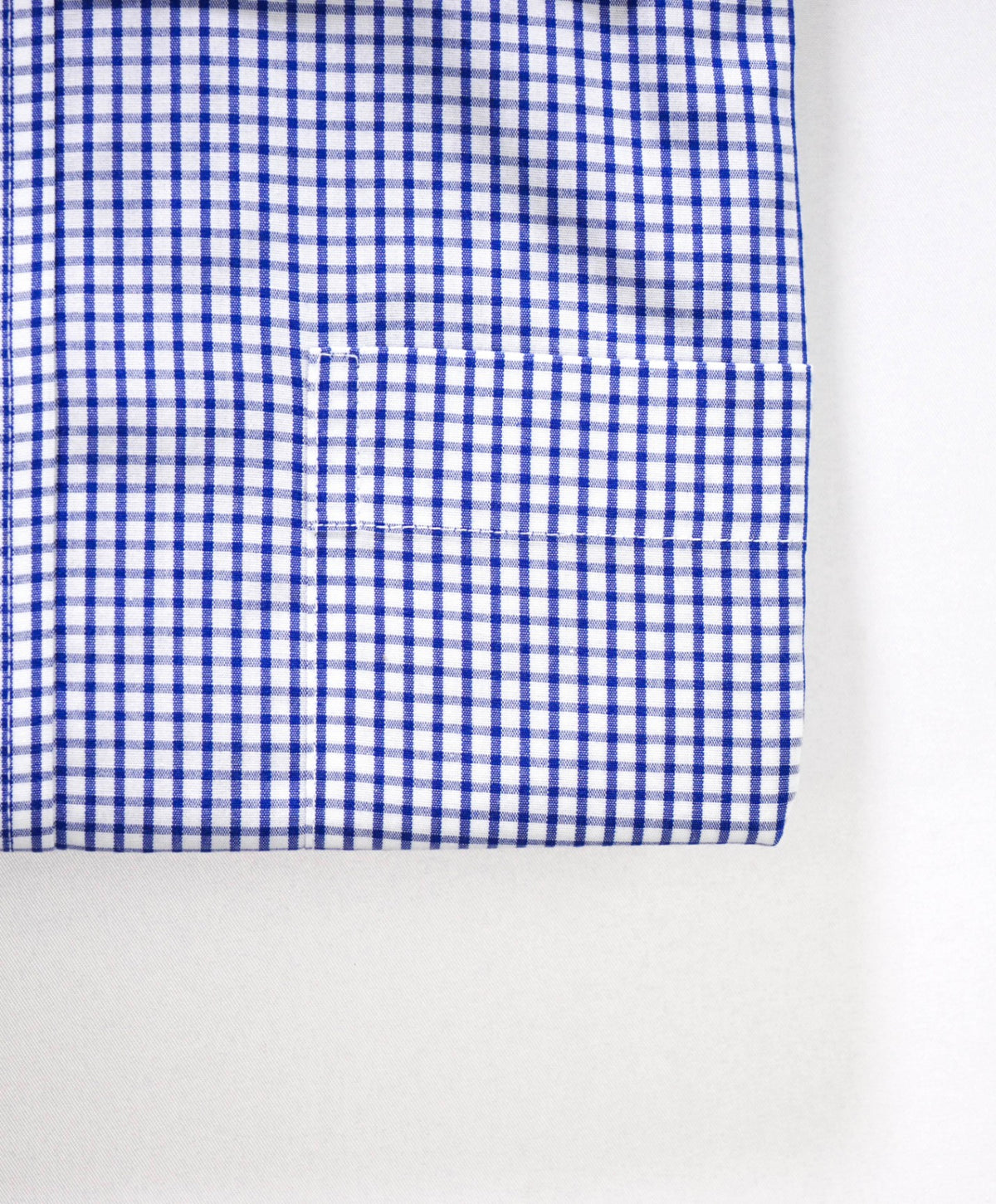 $128 BROOKS BROTHERS - Blue Gingham NON-IRON "Classic" Shirt - 15.5 - 34