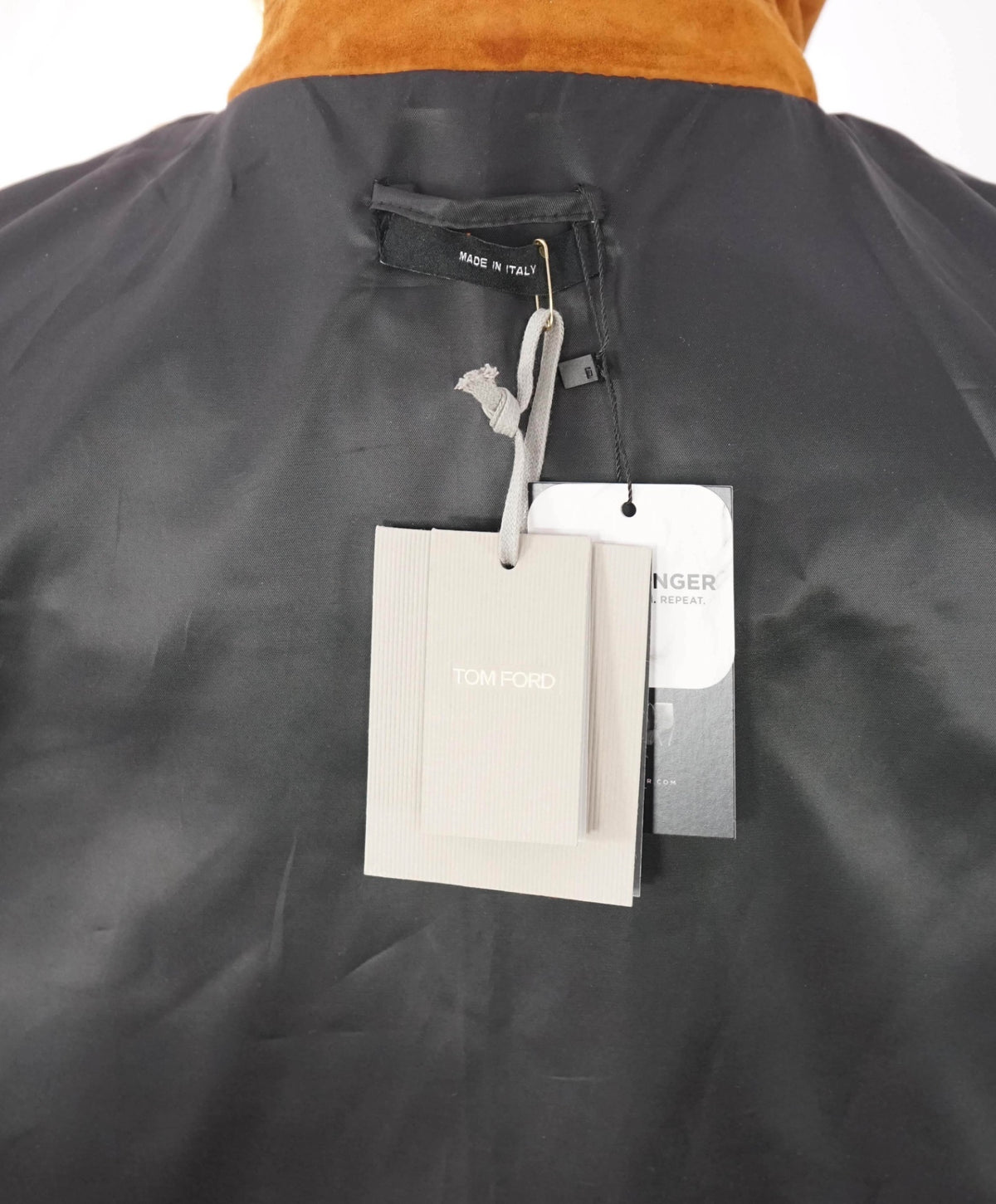 $8,500 TOM FORD - Brown Suede Trucker Jacket - 44 (54EU)