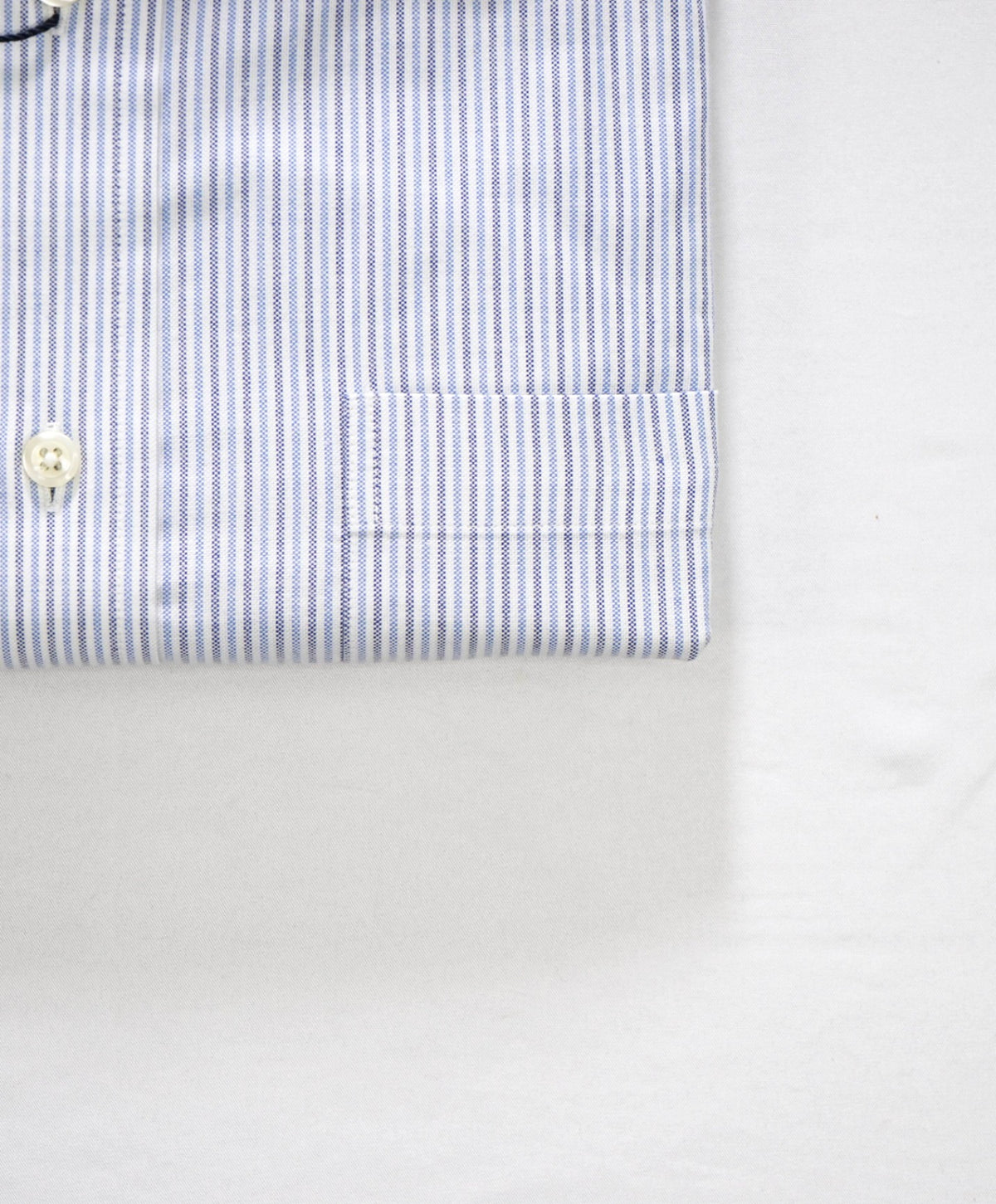 $128 BROOKS BROTHERS - Blue Stripe Non-Iron "REGENT" Shirt - 18 - 36