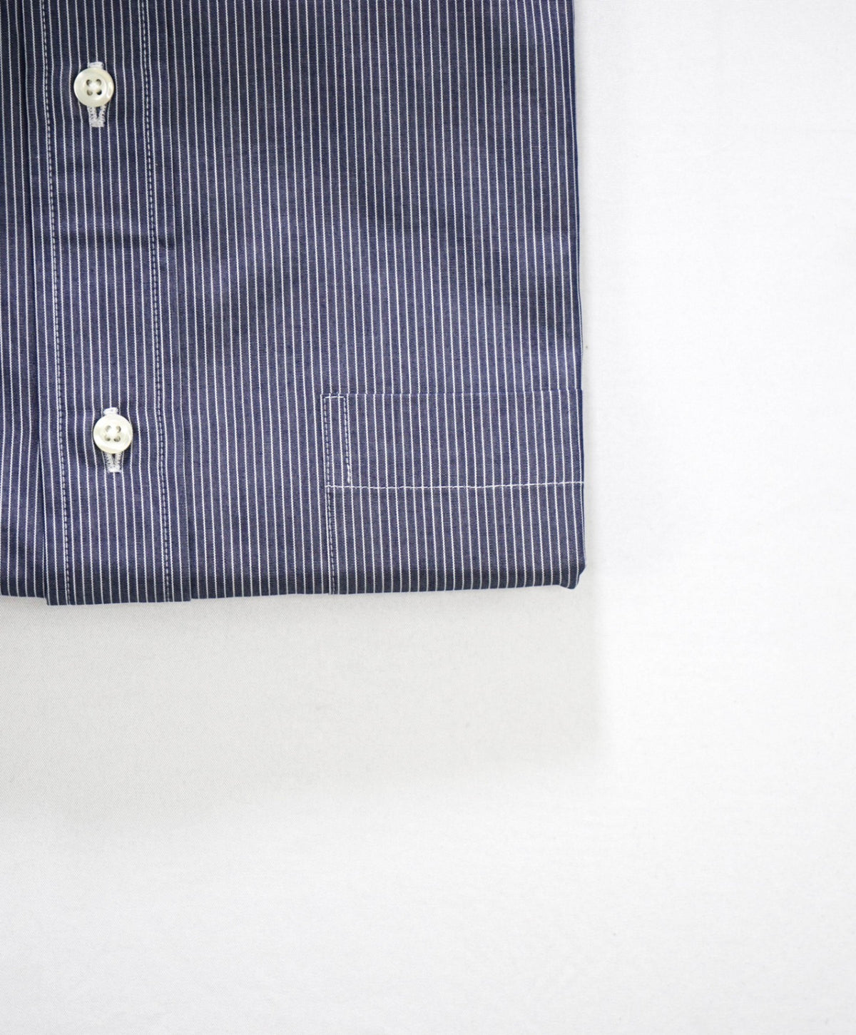 $128 BROOKS BROTHERS - Blue Stripe Non-Iron "REGENT" Shirt - 17 - 33