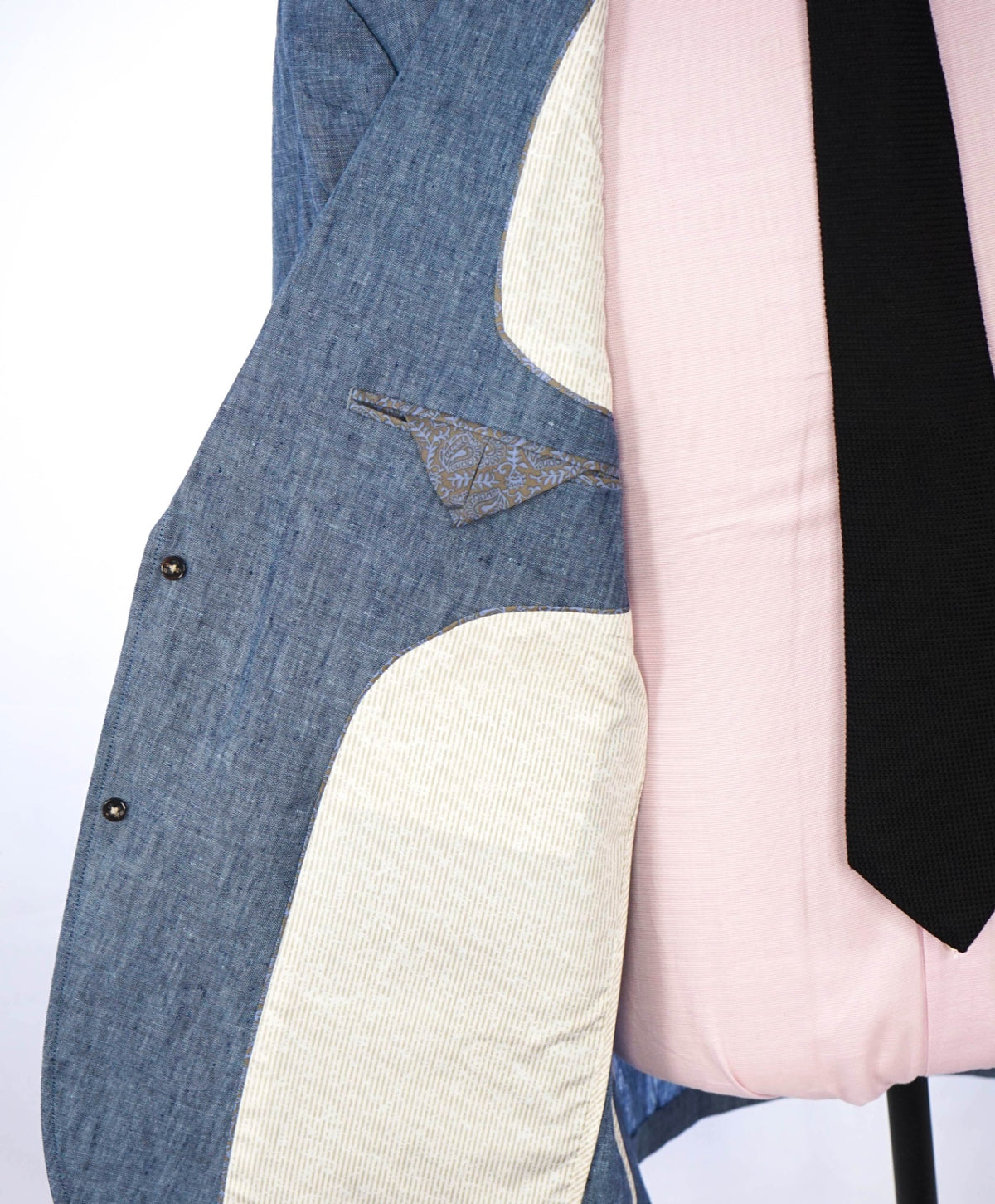 JOSEPH ABBOUD - Blue Linen Blazer - L