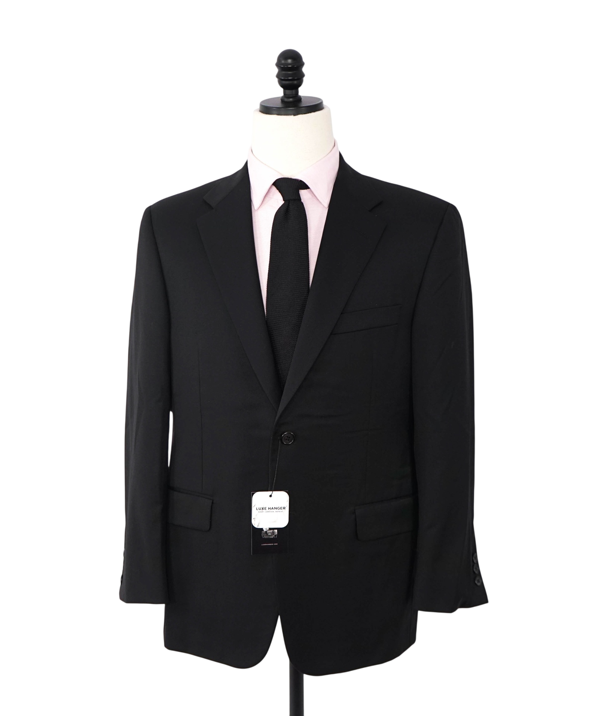 HICKEY FREEMAN - Loro Piana VINTAGE Black Wool Blazer - 40S