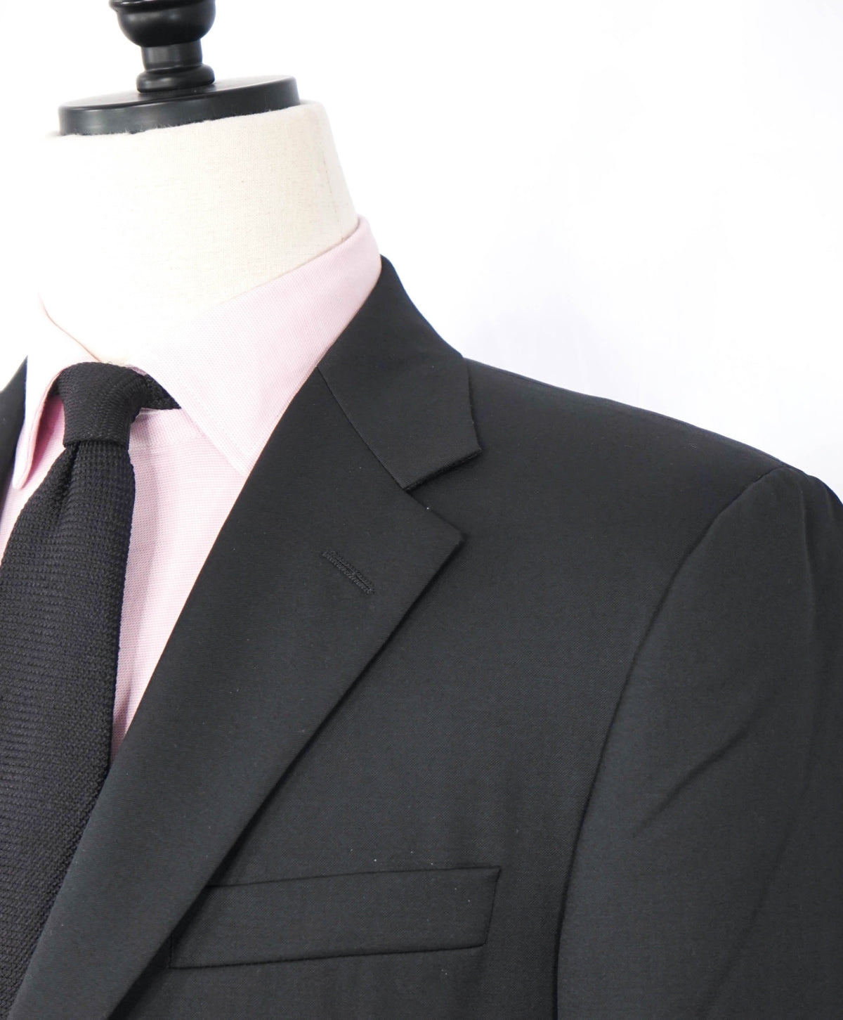 HICKEY FREEMAN - Loro Piana VINTAGE Black Wool Blazer - 40S