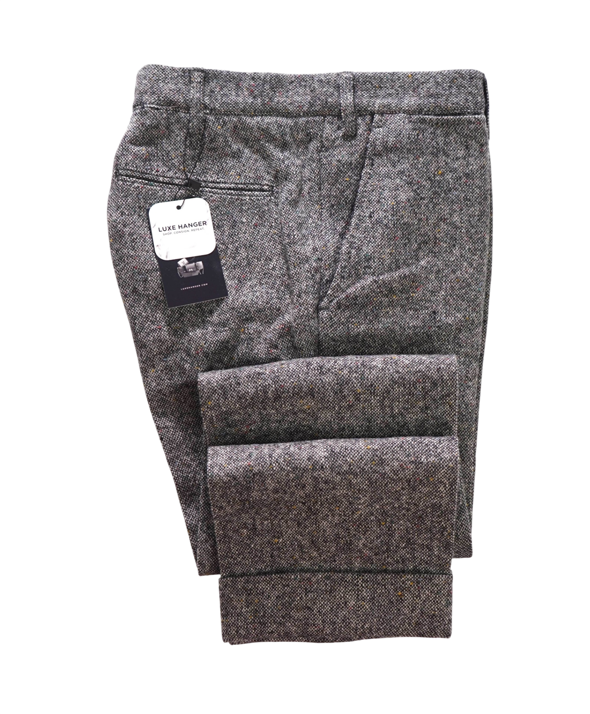 $325 GANT by MICHAEL BASTIAN - Gray Tweed Pants - 30W