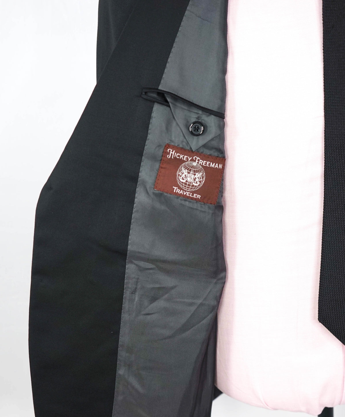 HICKEY FREEMAN - Loro Piana VINTAGE Black Wool Blazer - 40S
