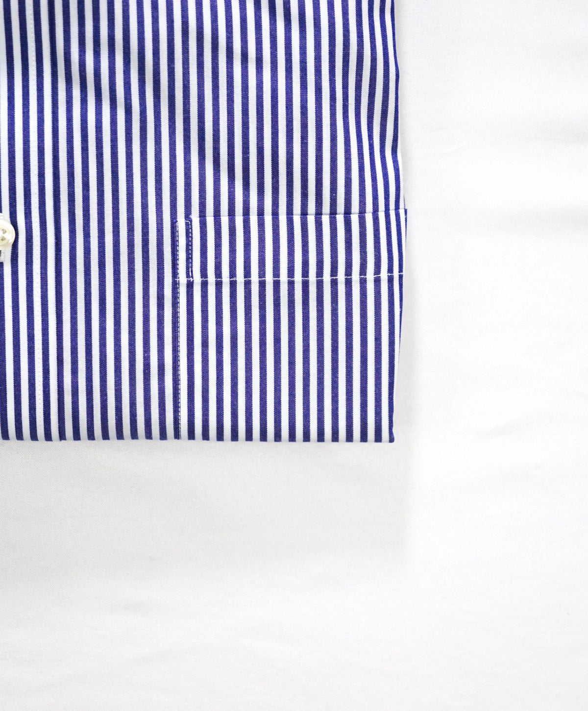 $128 BROOKS BROTHERS - Blue Stripe NON-IRON "MADISON" - 17 - 36