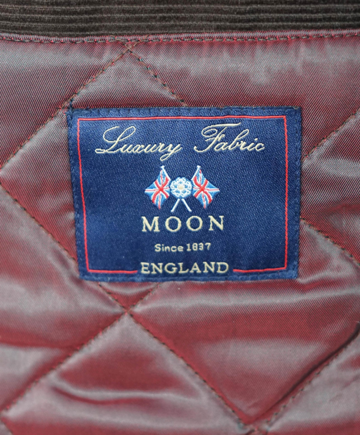 MOON ENGLAND - Herringbone Tweed Heavy Hunting Coat - L