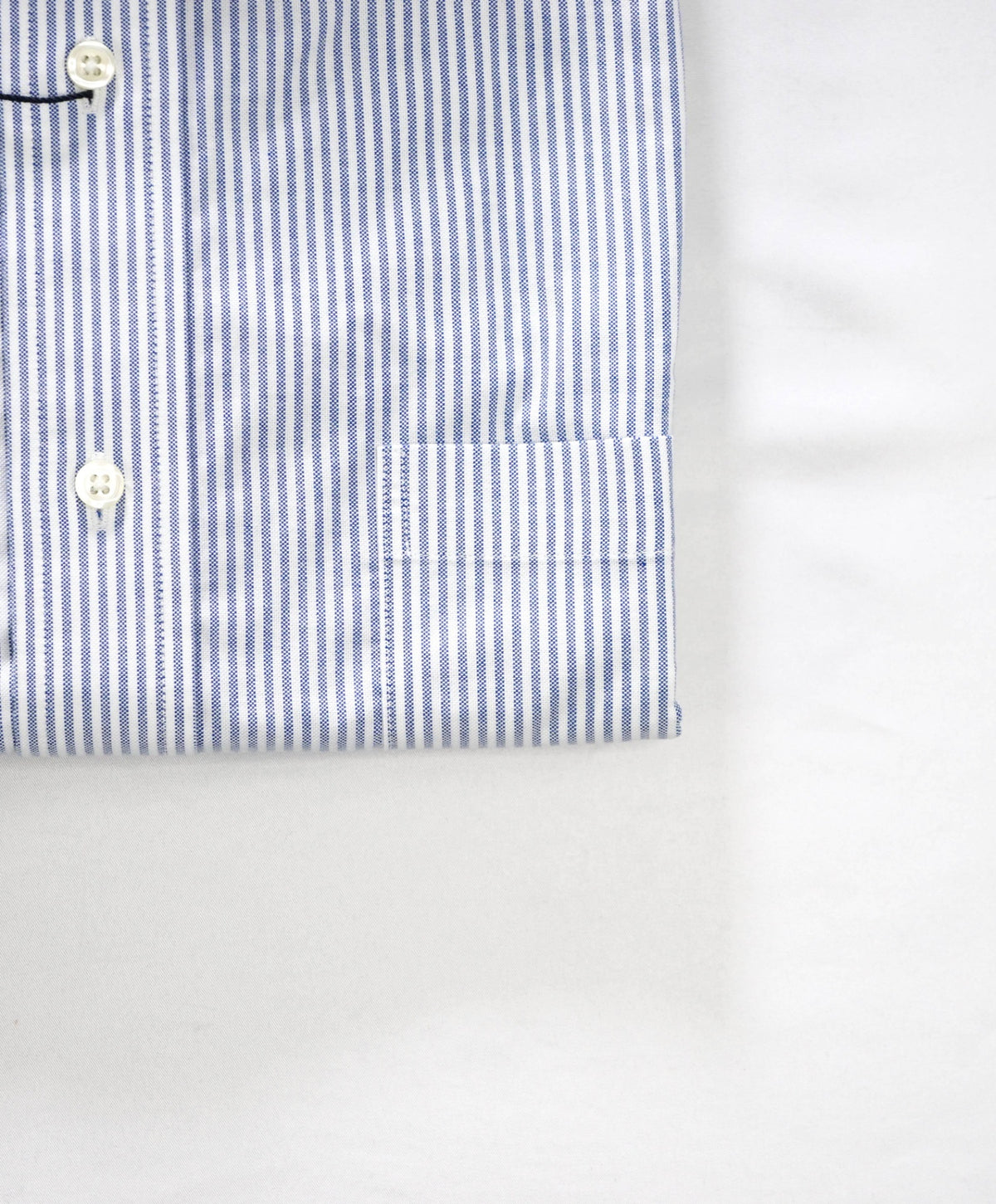 $128 BROOKS BROTHERS - Blue Stripe Non-Iron "REGENT" Shirt - 16.5 - 34