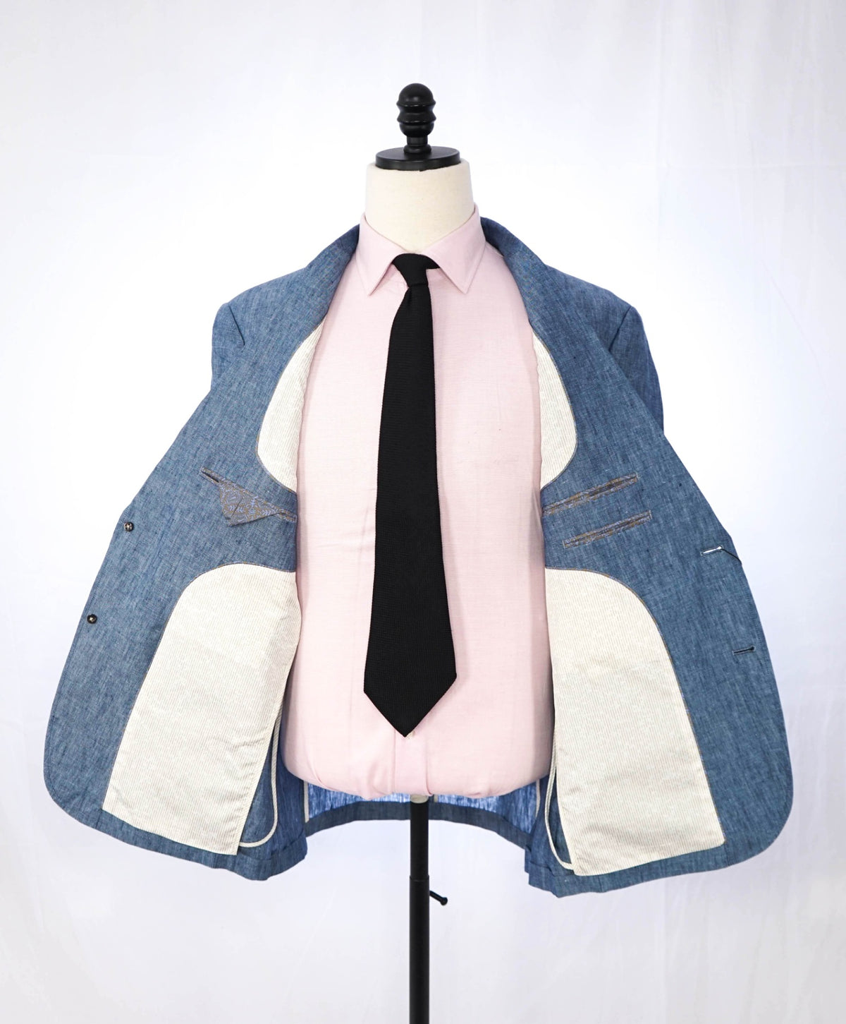 JOSEPH ABBOUD - Blue Linen Blazer - L