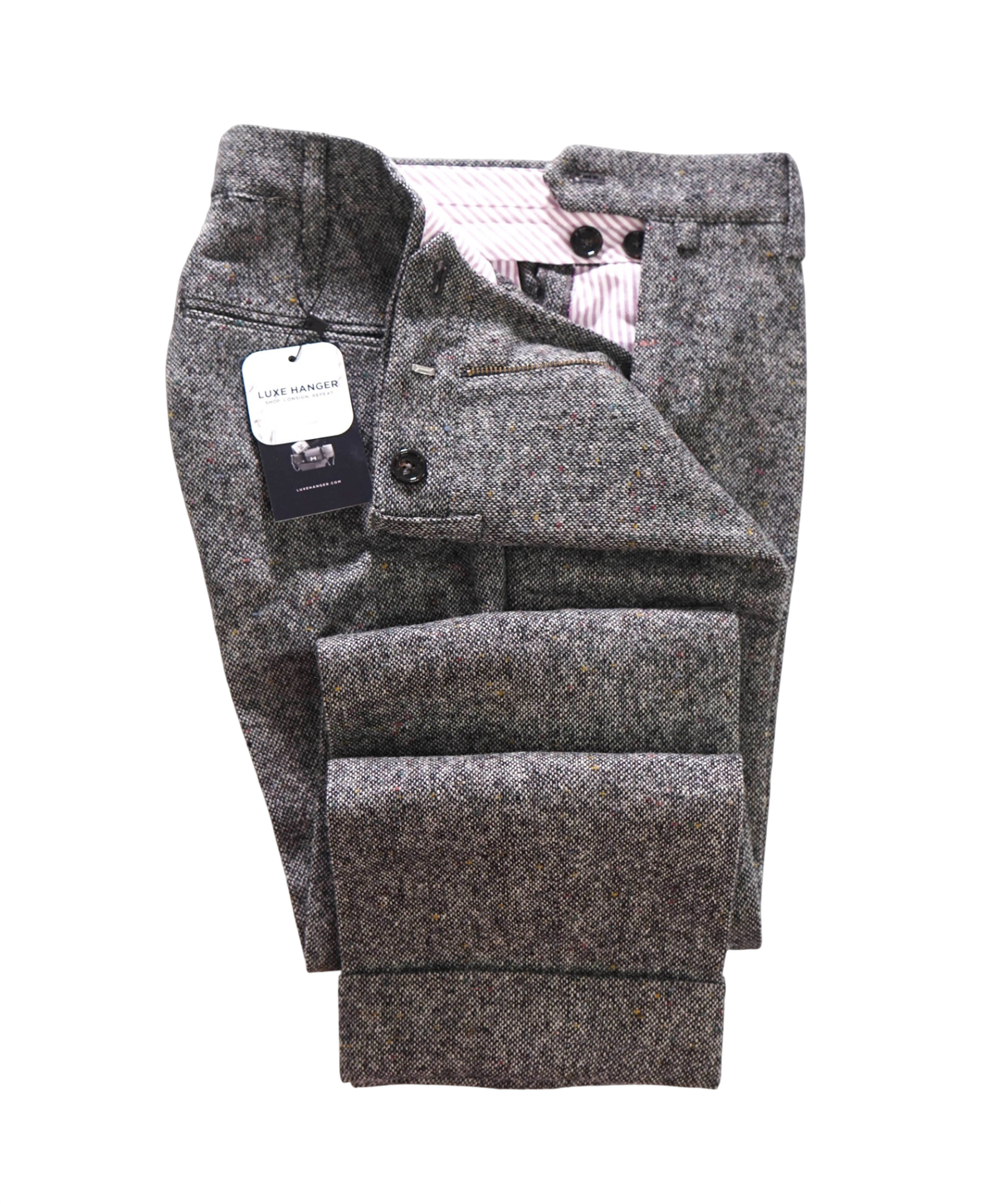 $325 GANT by MICHAEL BASTIAN - Gray Tweed Pants - 30W