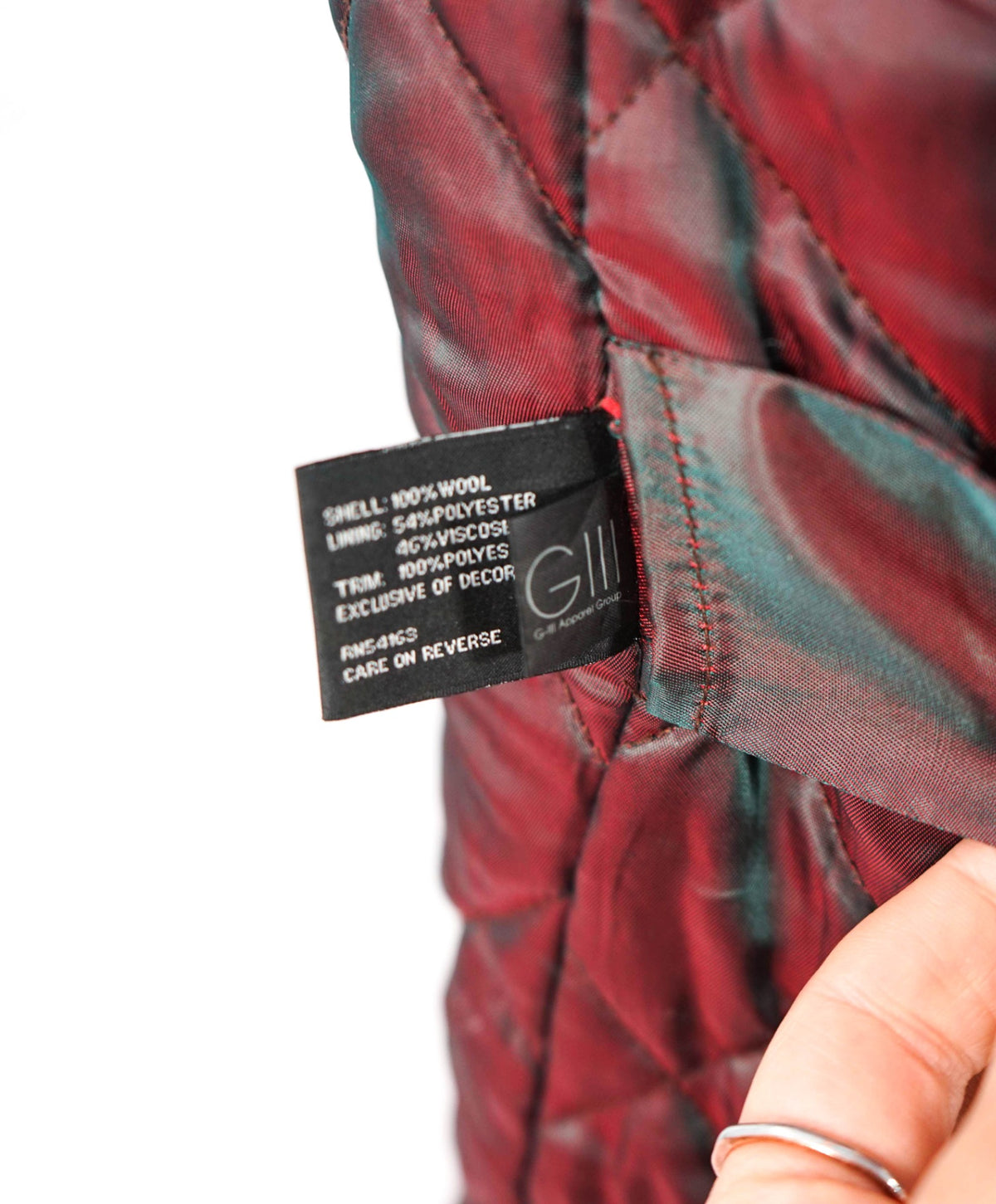 MOON ENGLAND - Herringbone Tweed Heavy Hunting Coat - L