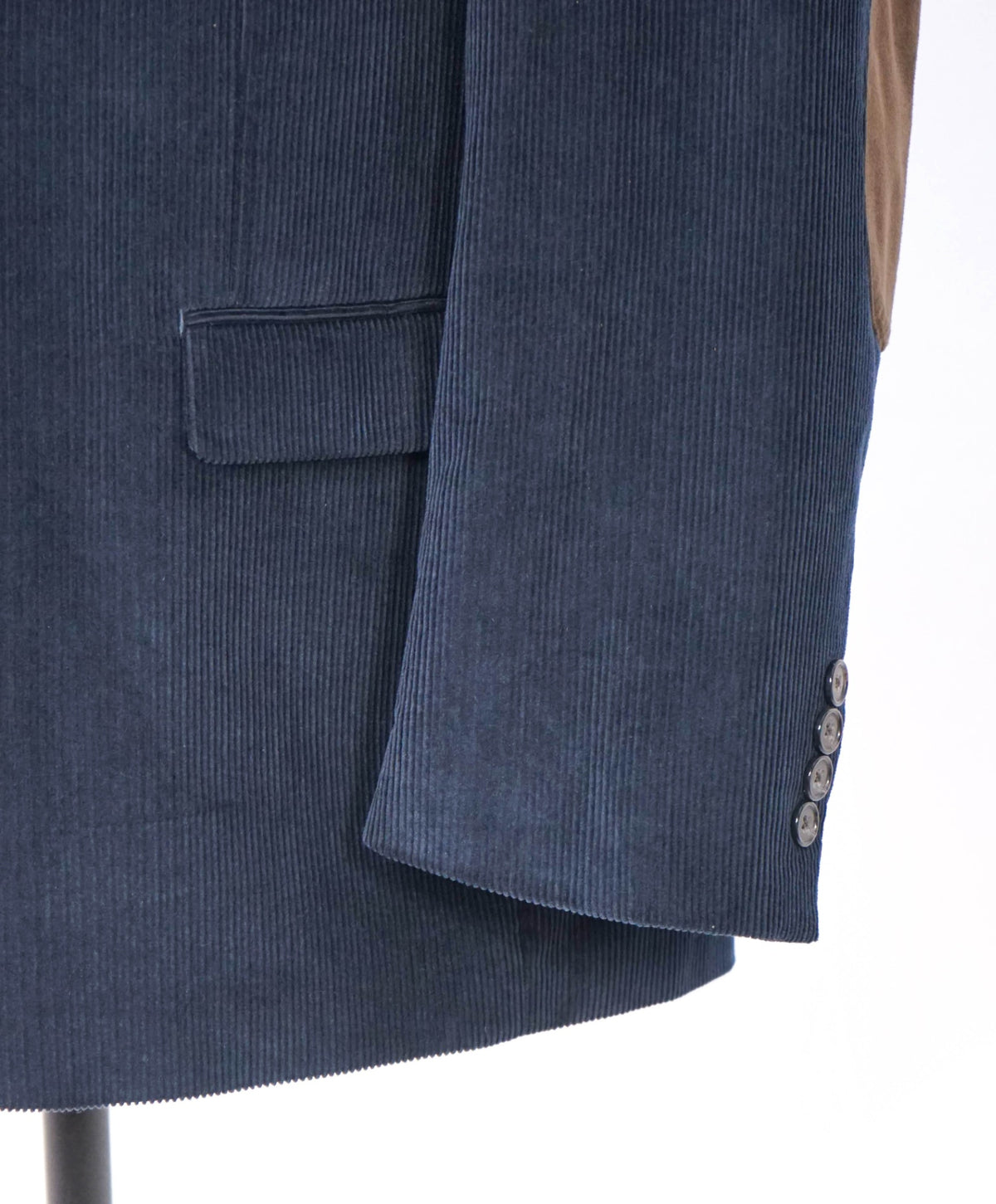 LAUREN RALPH LAUREN - Navy Blue Corduroy Blazer - 48R