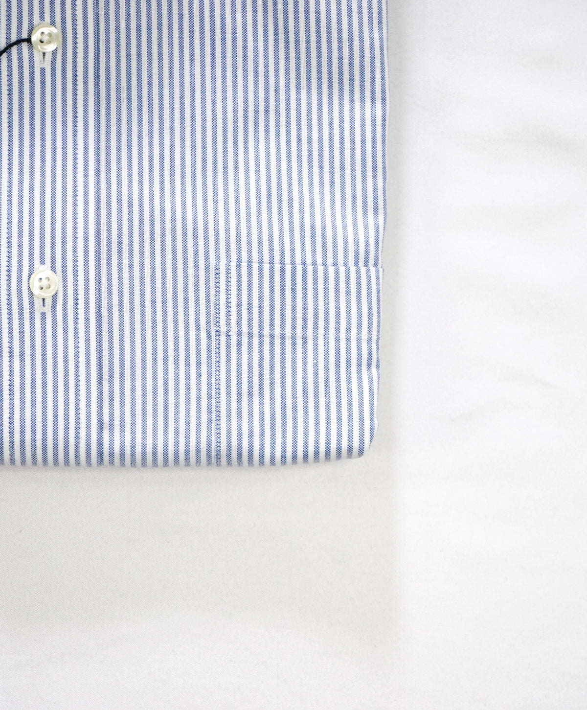 $128 BROOKS BROTHERS - Blue Stripe Non-Iron "REGENT" Shirt - 16 - 34