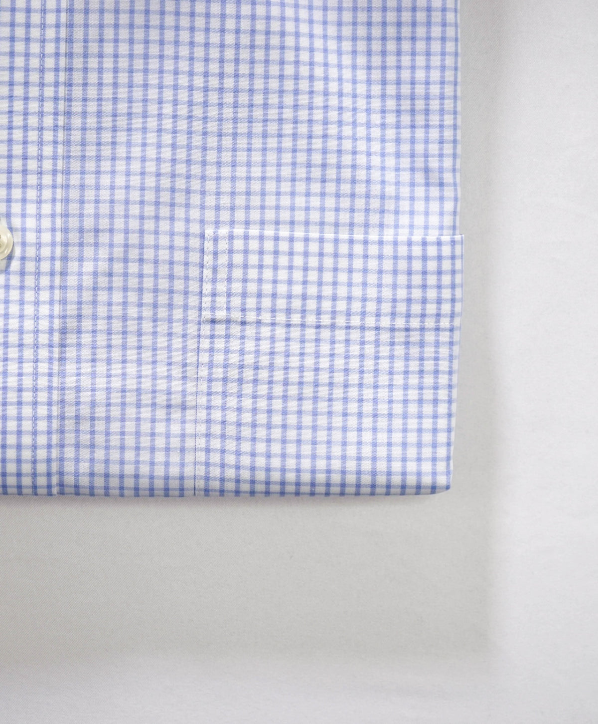 $198 BROOKS BROTHERS - Blue Plaid MADE IN USA "REGENT" Shirt - 17 - 32