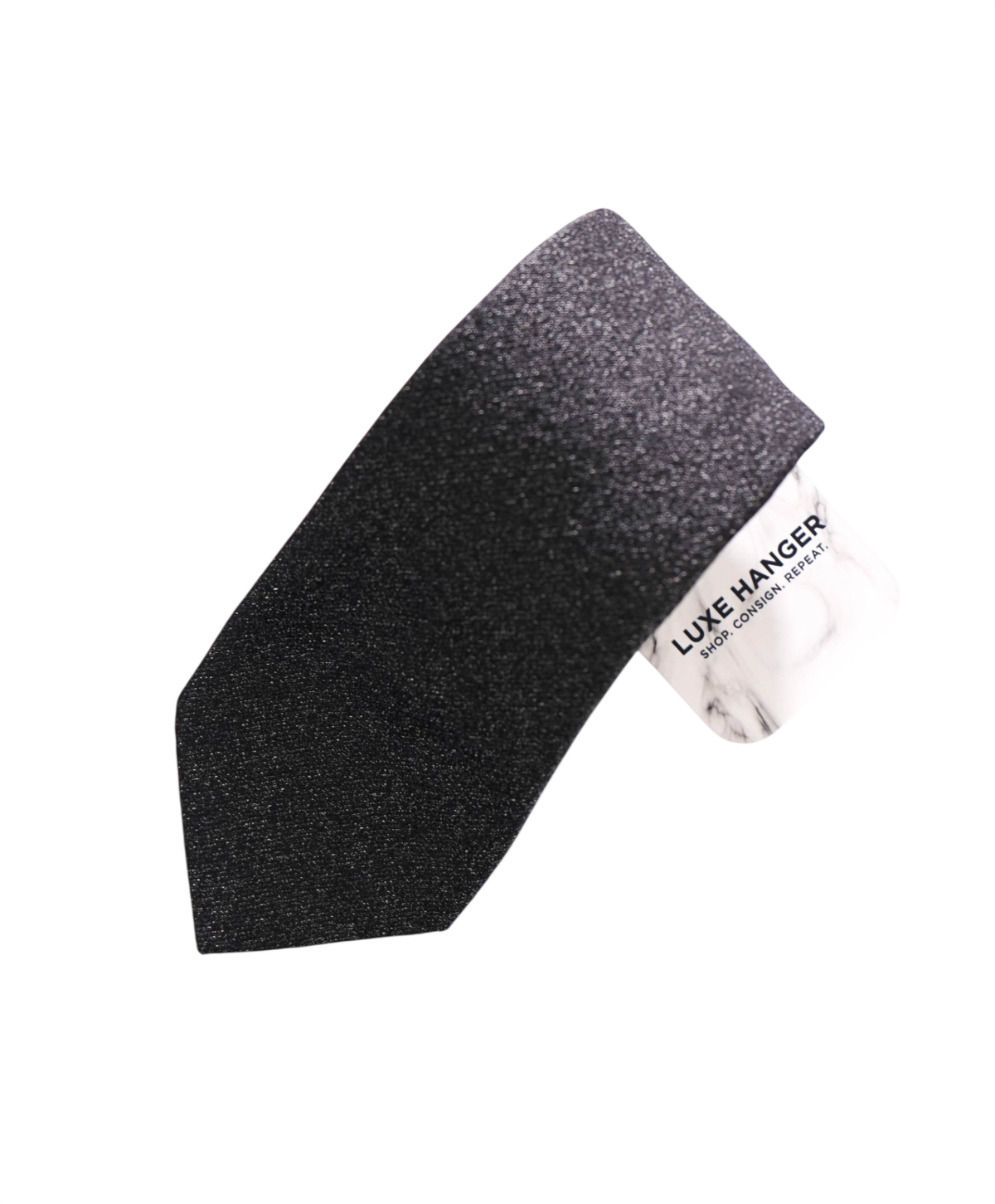 $245 ARMANI COLLEZIONI - Dark Gray Textured Silk/Wool - 2.75" Tie