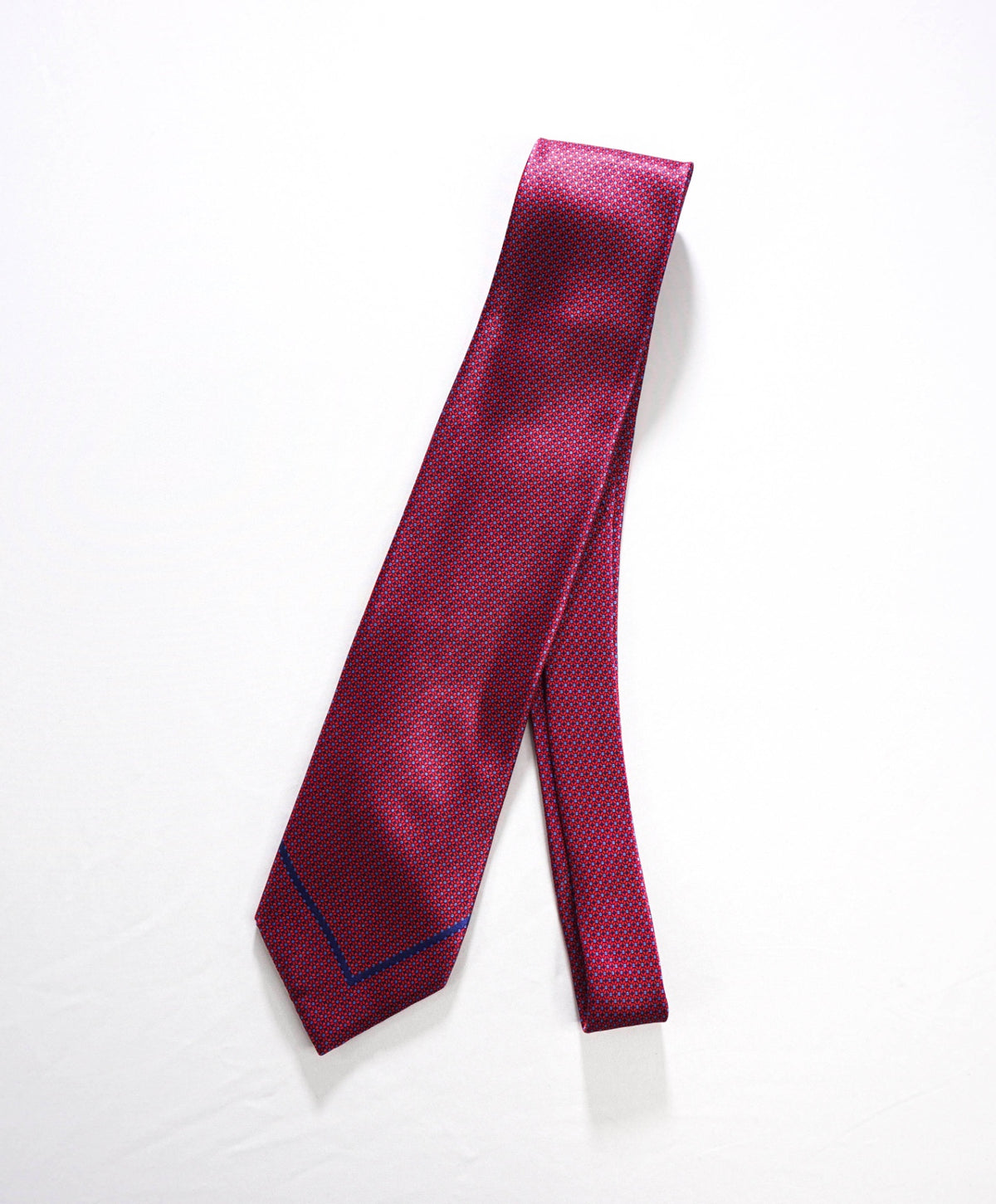 $350 STEFANO RICCI - Pink/Blue Micro Geometric Pure Silk - 3.25" Tie
