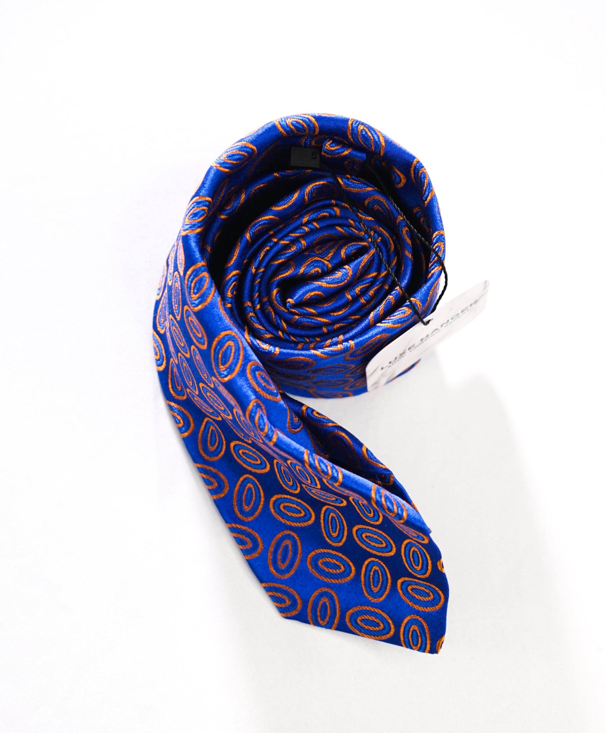 $290 KITON - Blue Medallion Silk - 3.25" Tie