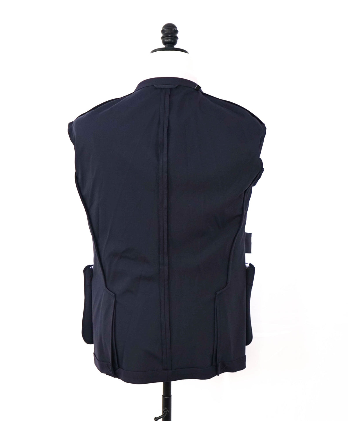 $545 EMPORIO ARMANI - Navy Blue Travel Blazer - 40