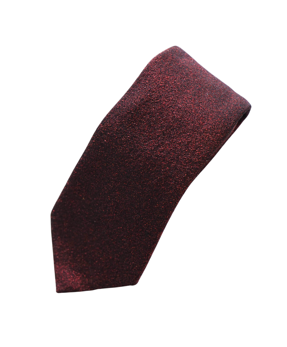 $245 ARMANI COLLEZIONI - Red Textured Silk/Wool - 2.75" Tie
