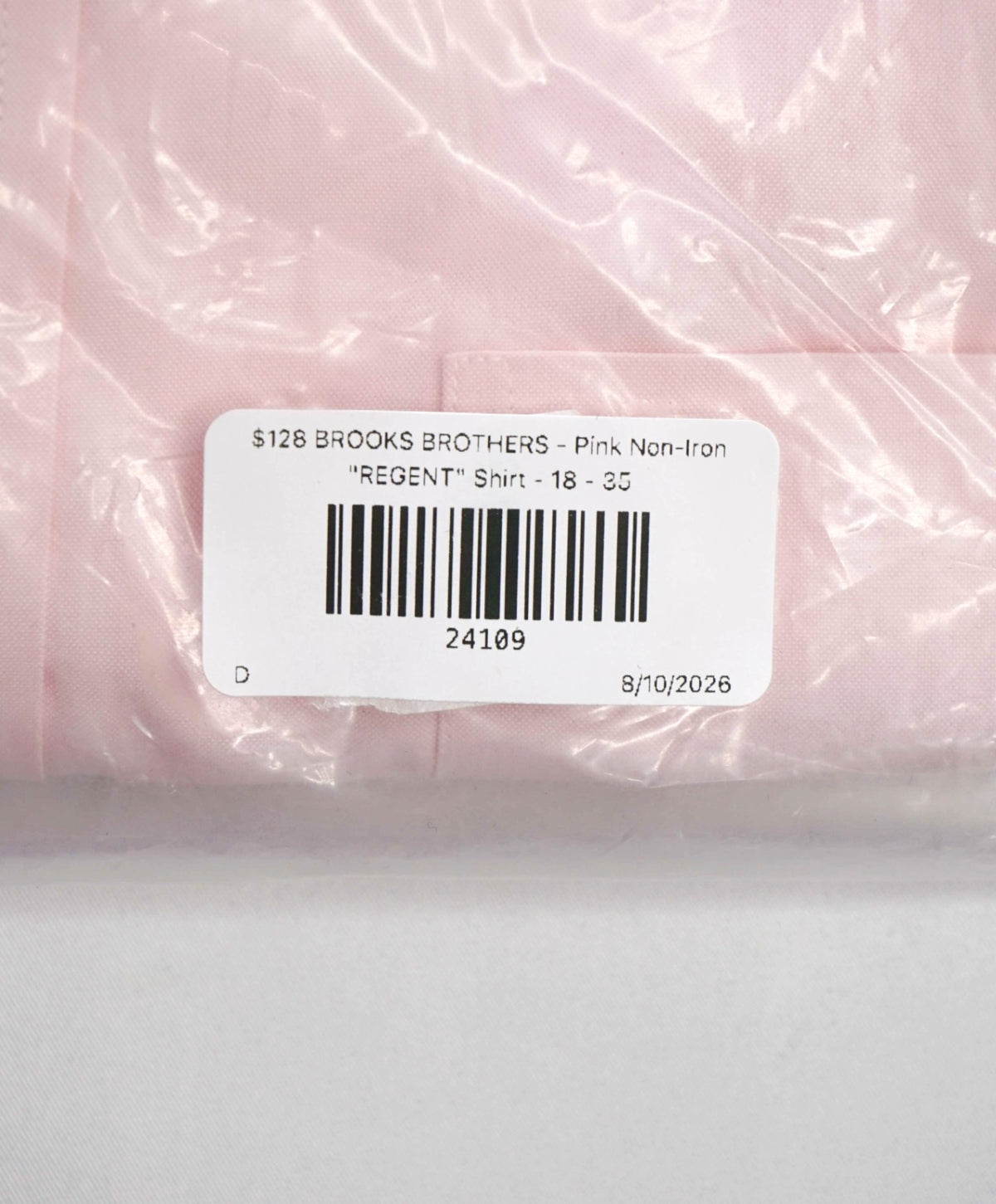 $128 BROOKS BROTHERS - Pink Non-Iron "REGENT" Shirt - 18 - 35
