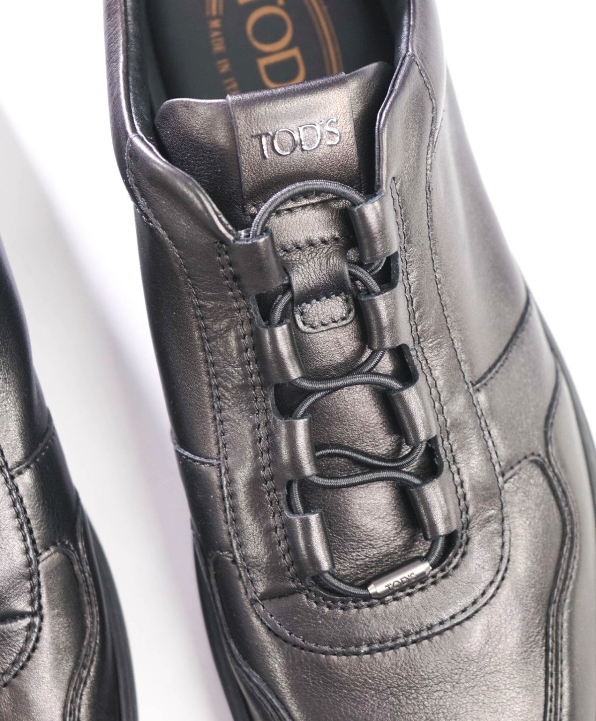 TOD's - Black Leather Sneakers - US 8 (7UK)