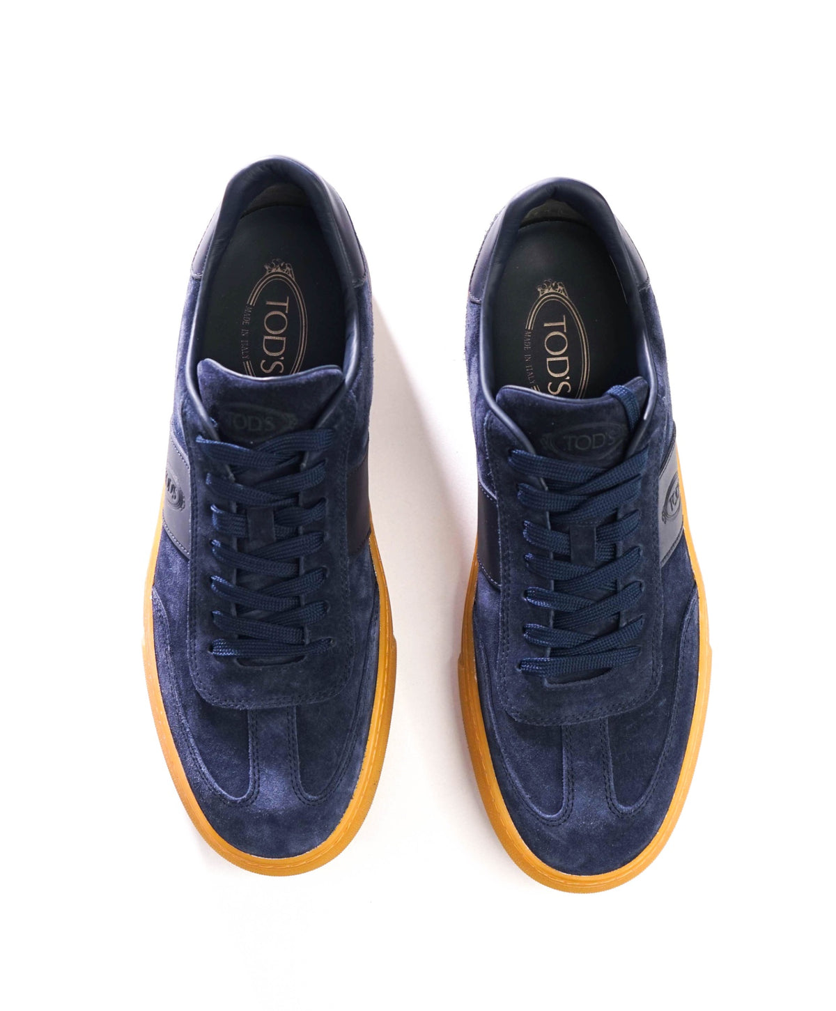 $750 TOD's - Navy Blue Suede Sneakers - US 11.5 (10.5UK)