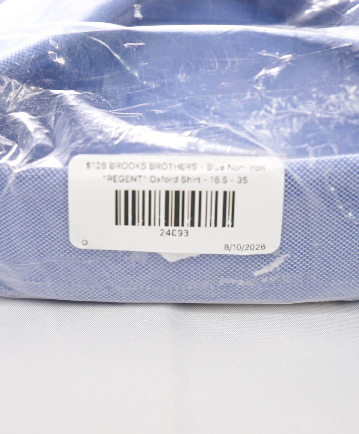 $128 BROOKS BROTHERS - Blue Non-Iron "REGENT" Oxford Shirt - 16.5 - 35