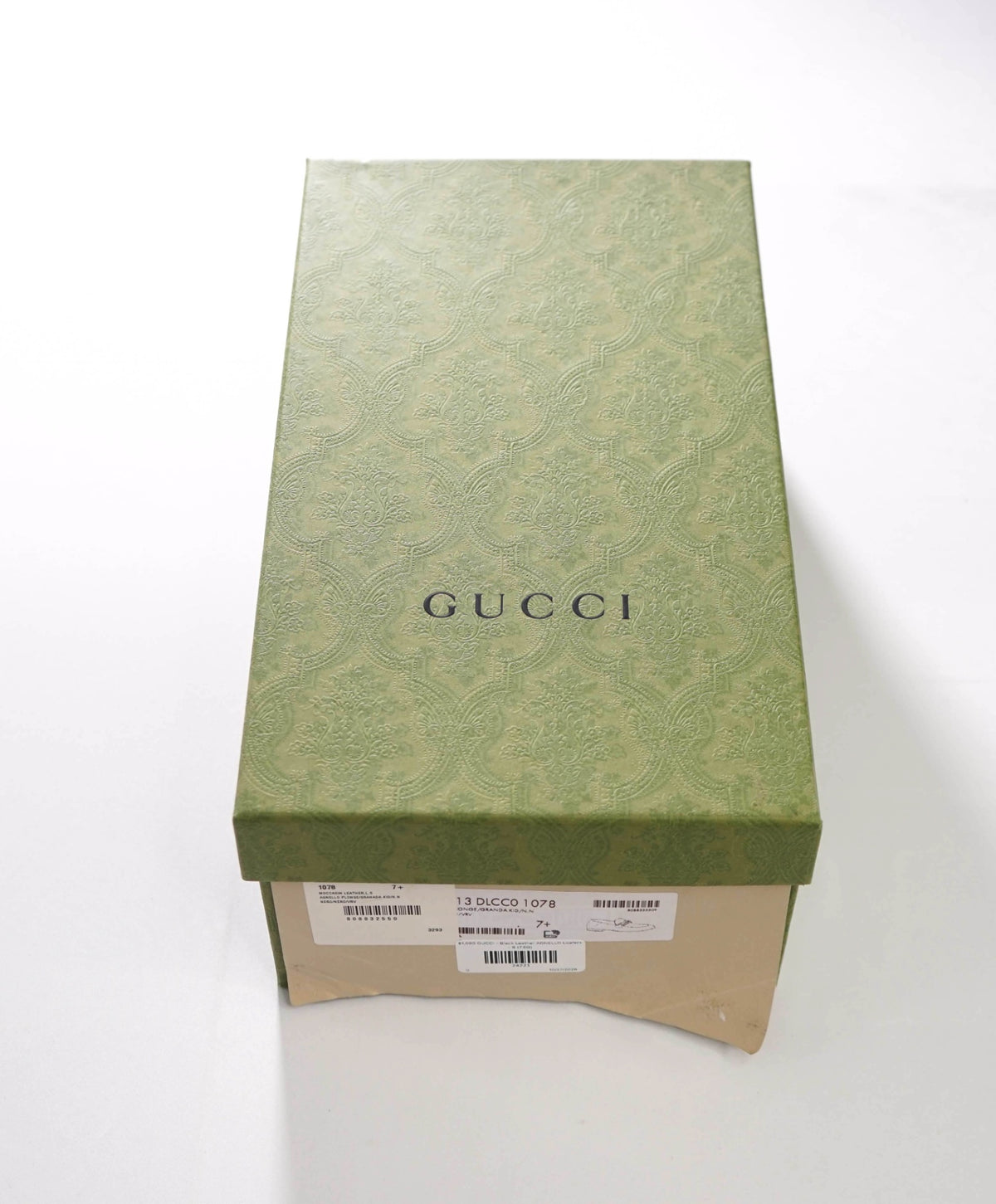 $1,090 GUCCI - Black Leather AGNELLO Loafers - 8 (7.5G)