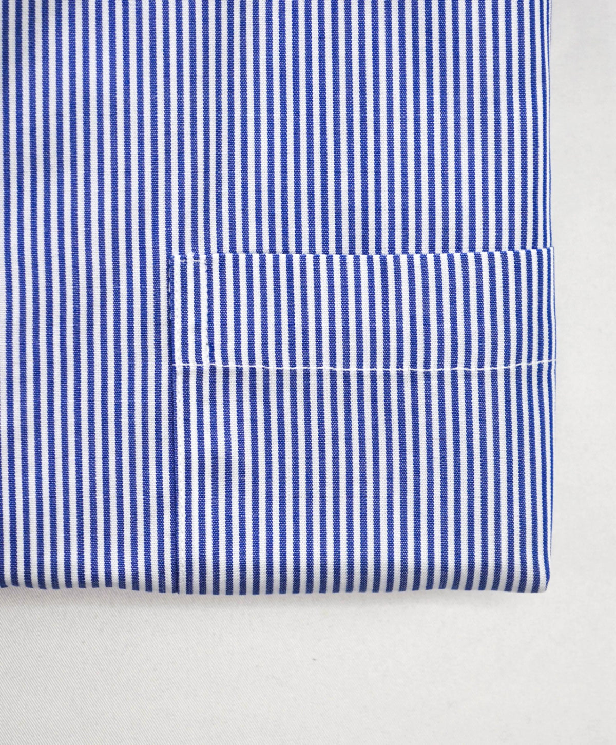 $128 BROOKS BROTHERS - Blue Stripe Non-Iron "MILANO" Shirt - 16.5 - 34