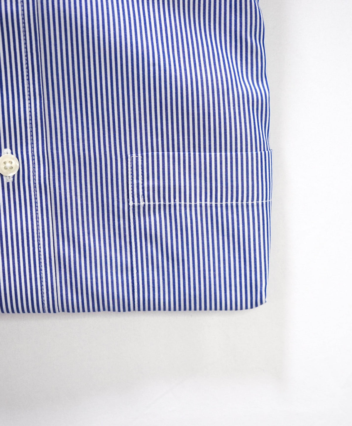 $128 BROOKS BROTHERS - Blue Stripe Non-Iron "REGENT" Shirt - 15 - 33