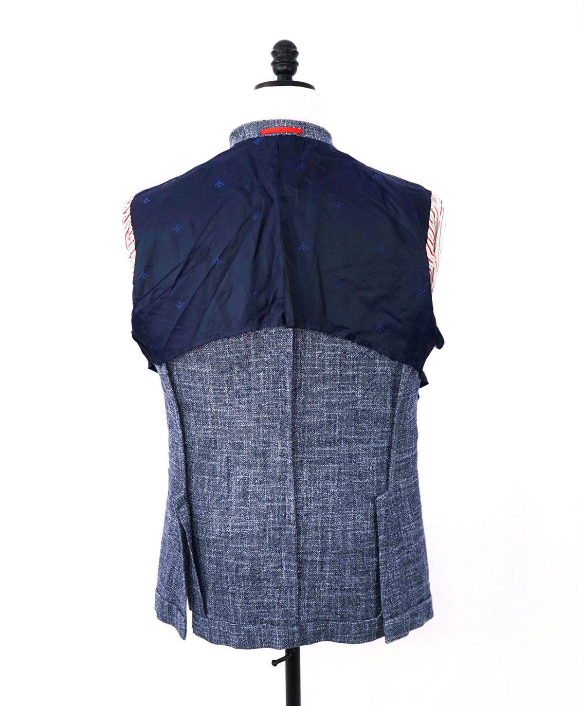 ISAIA - "ARMIE HAMMER" Custom Blue Wool/Silk Blazer - 42R