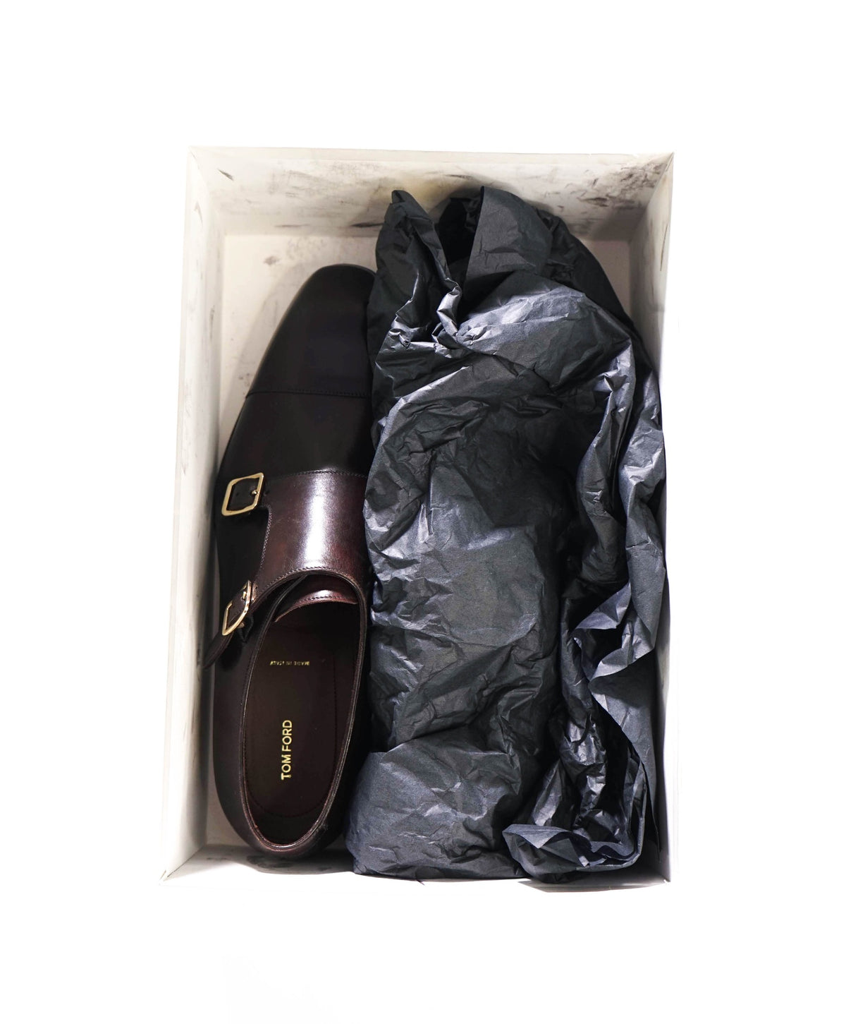 $2,450 TOM FORD - Brown Leather Monk Straps  - US 11 (10.5 TF)