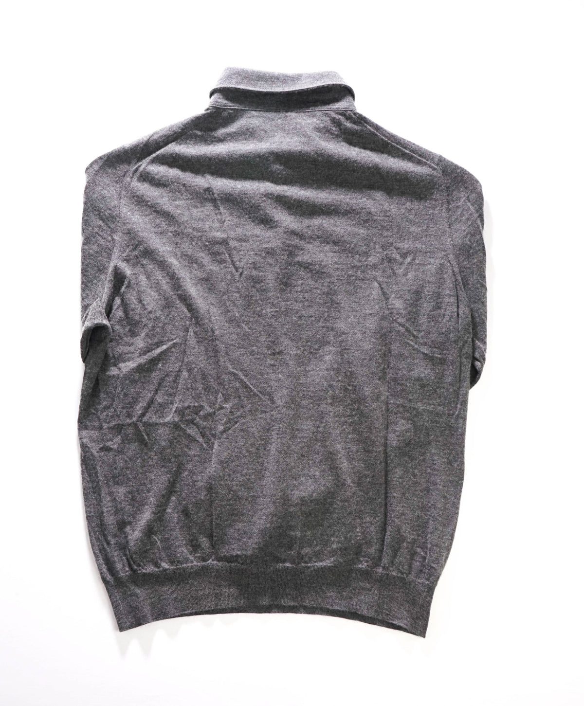 ISAIA - Gray Long Sleeve Polo Shirt - XL