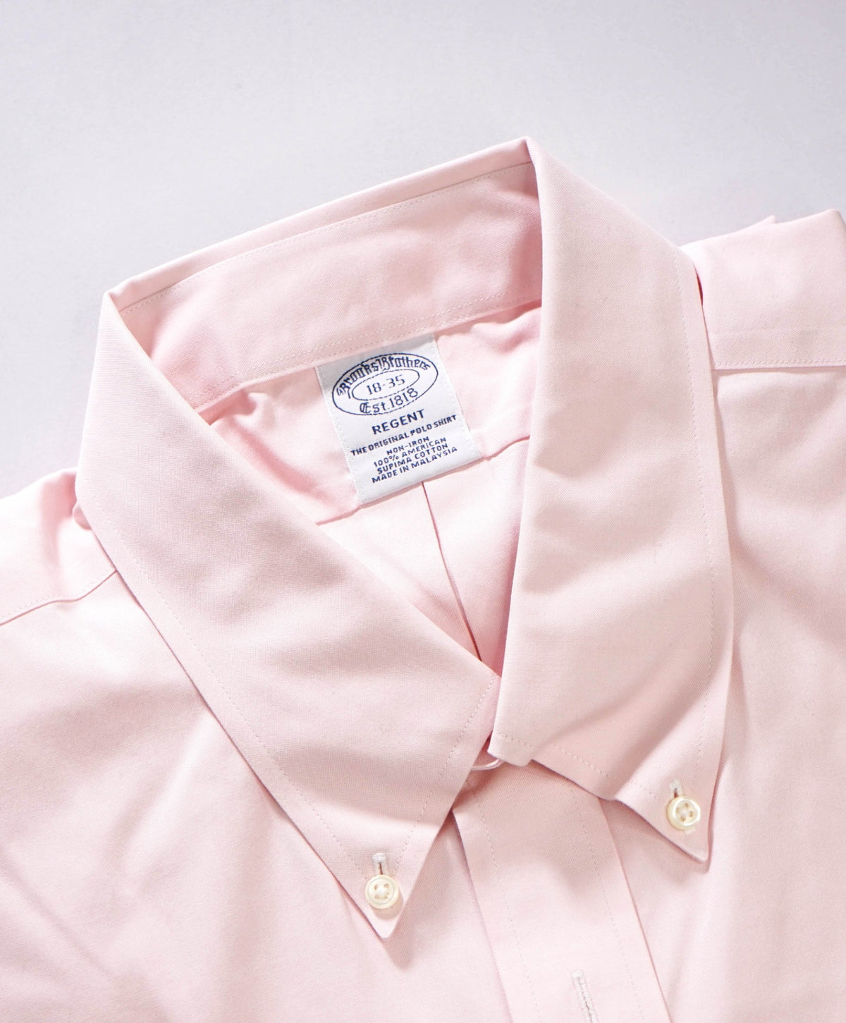 $128 BROOKS BROTHERS - Pink Non-Iron "REGENT" Shirt - 18 - 35