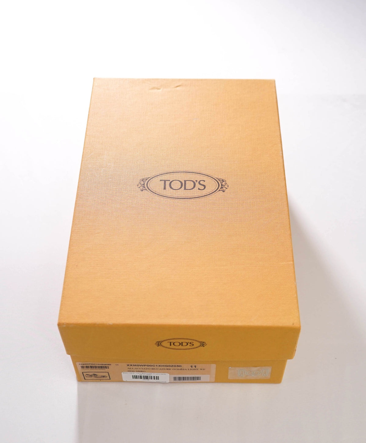 $925 TOD'S - Navy Blue Suede Wingtip Derby - US 12 (11UK)