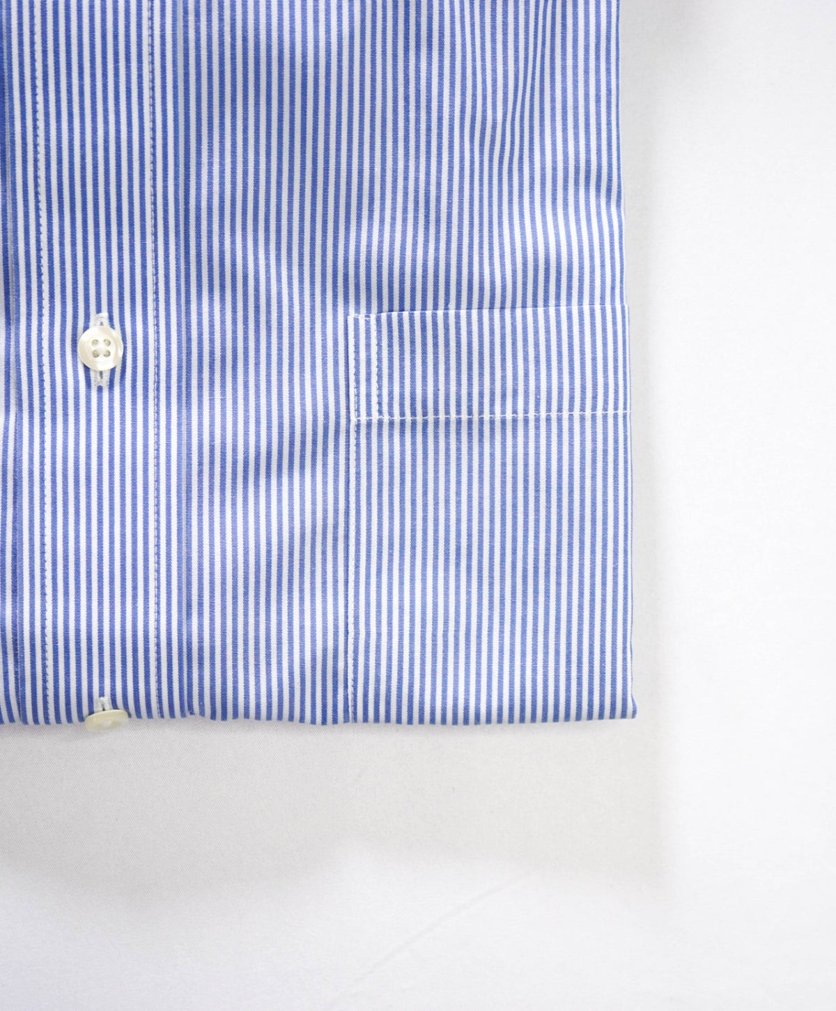 $128 BROOKS BROTHERS - Blue Stripe Non-Iron "REGENT" Shirt - 14.5 - 32