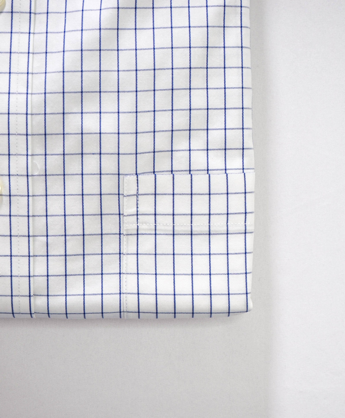 $128 BROOKS BROTHERS - Blue Check Non-Iron "REGENT" Shirt - 16 - 34