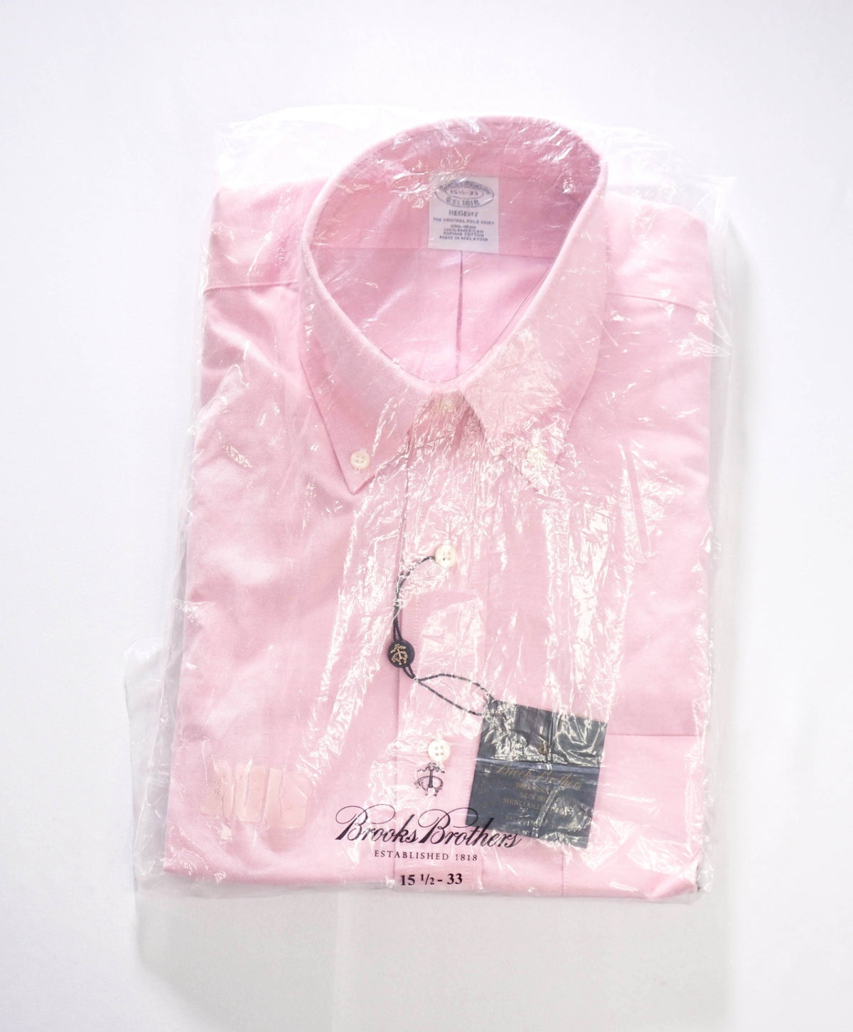 $128 BROOKS BROTHERS - Pink Non-Iron "REGENT" Shirt - 15.5 - 33