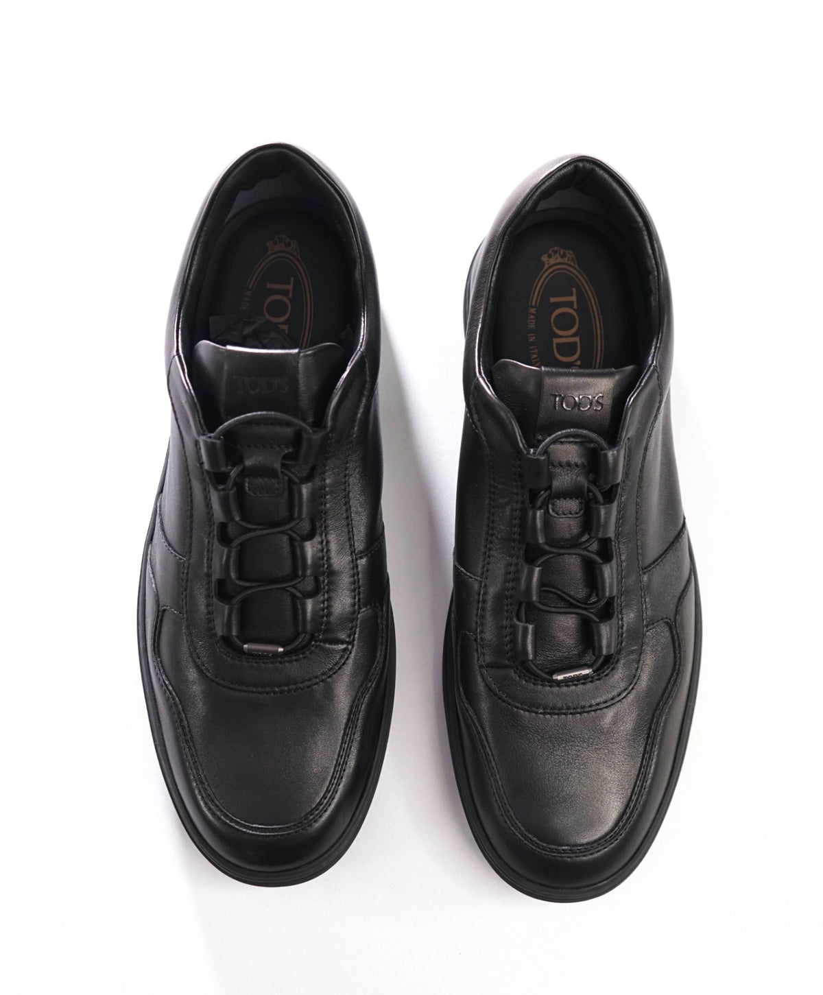 TOD's - Black Leather Sneakers - US 8 (7UK)