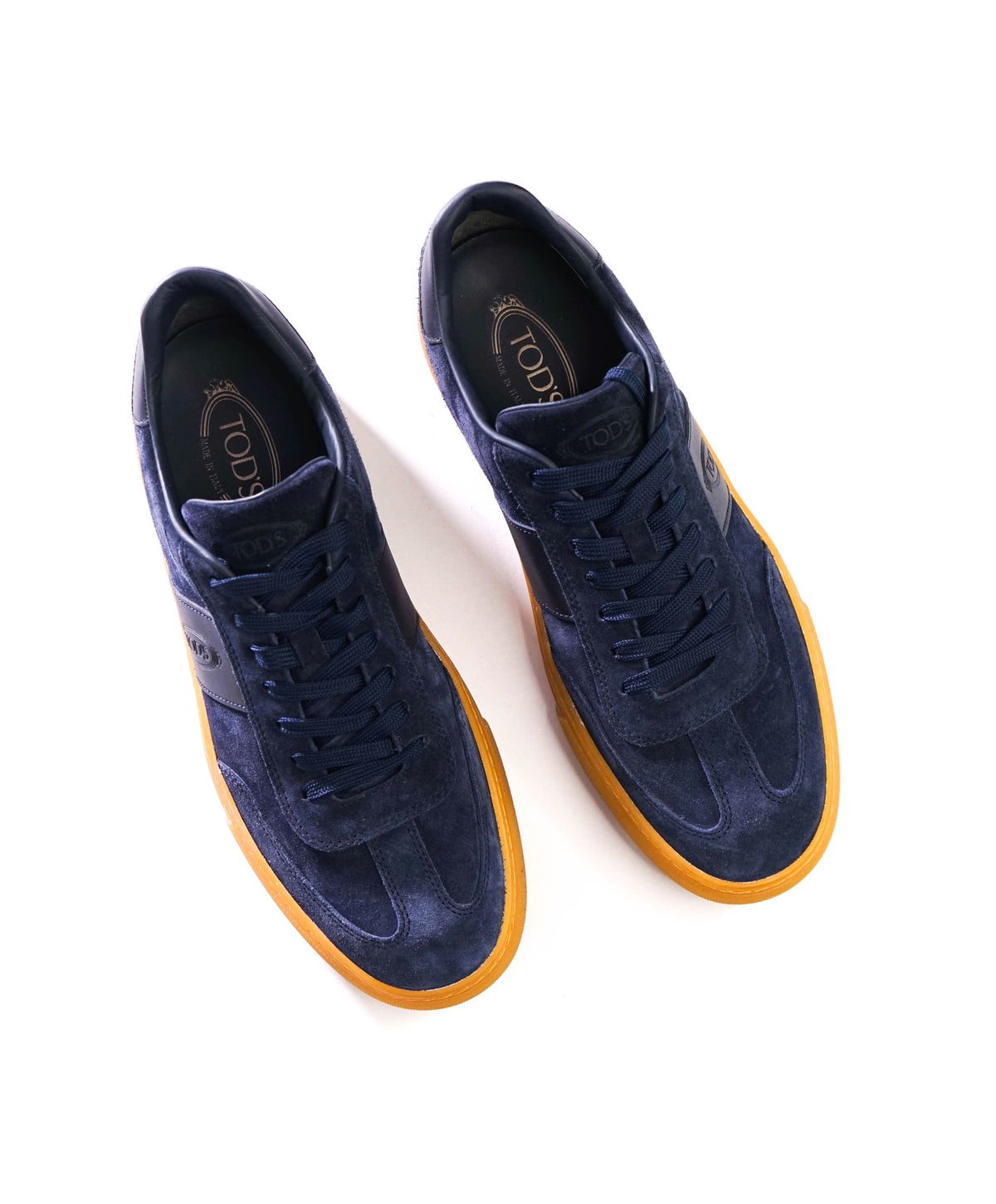$750 TOD's - Navy Blue Suede Sneakers - US 11.5 (10.5UK)