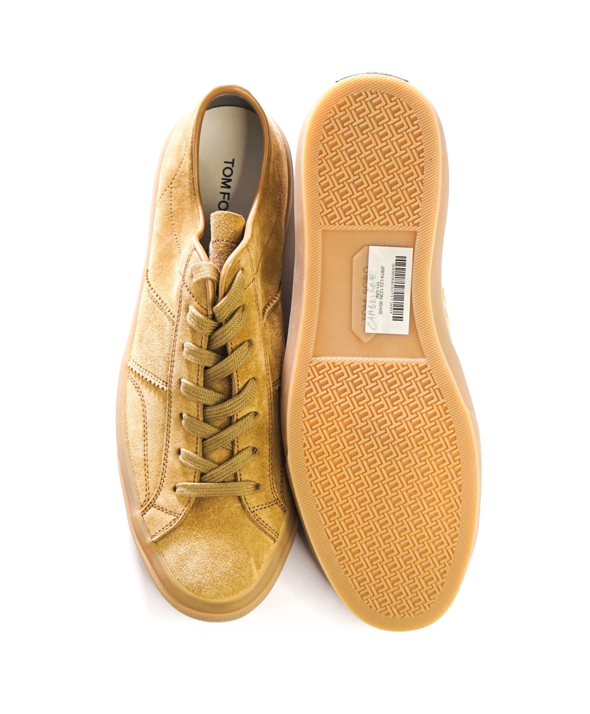 $990 TOM FORD - Brown Suede Sneakers  - US 12 (11.5 TF)