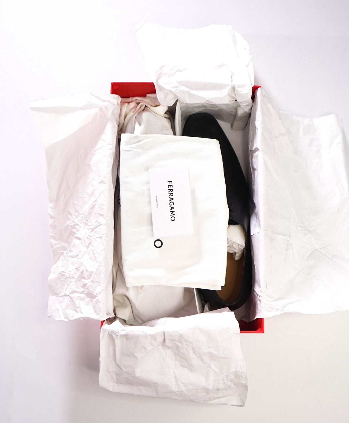 $1,090 FERRAGAMO - Black Leather "GEOFFREY" Oxfords - 9.5 3E