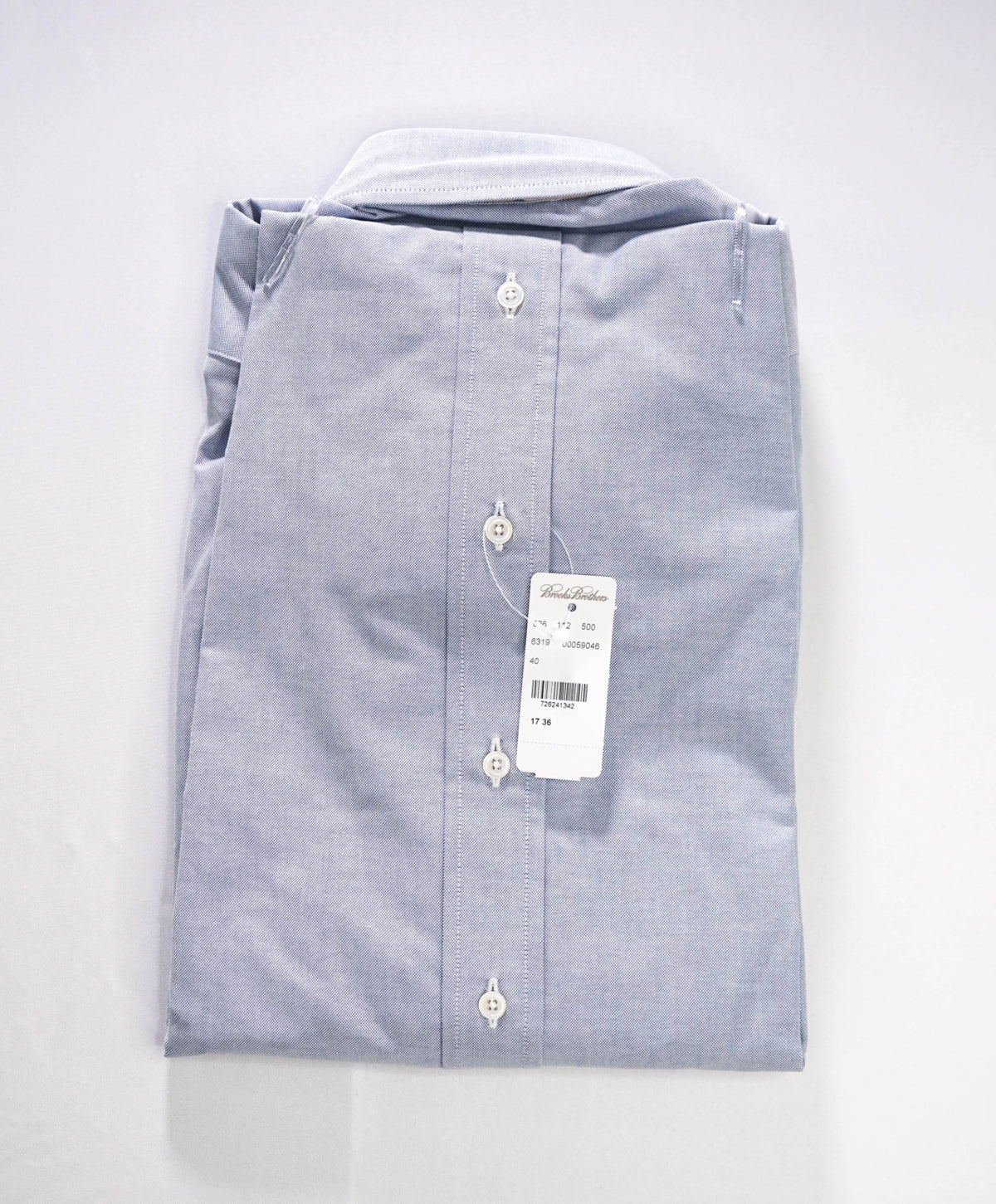 $198 BROOKS BROTHERS - Blue MADE IN USA "REGENT" Shirt - 17 - 36